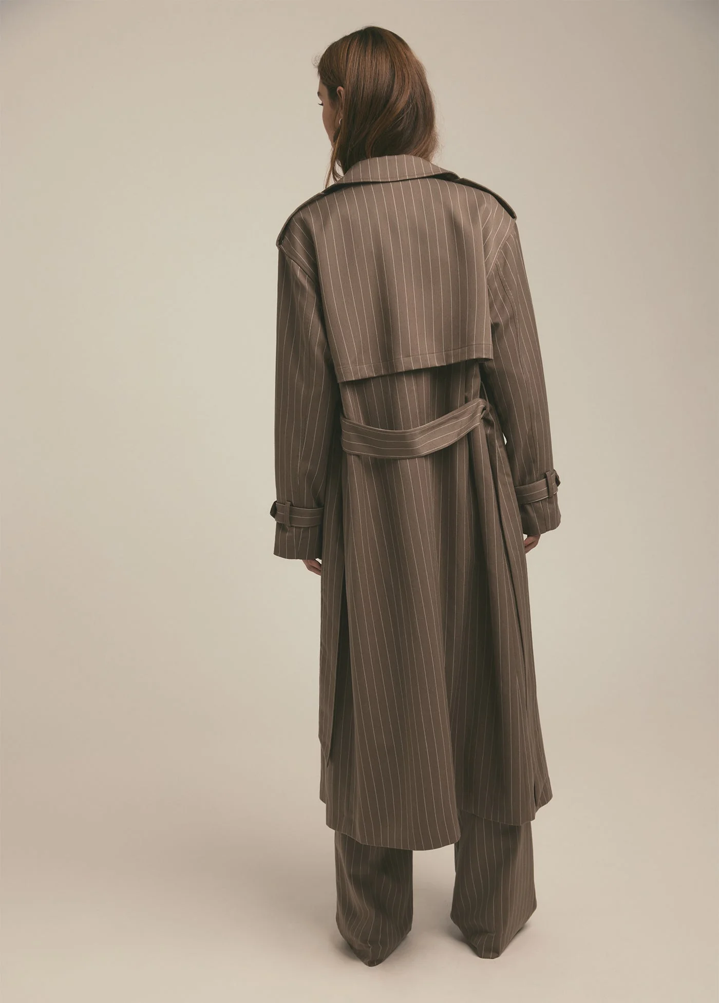 The Charles Trench | Macchiato Pinstripe - Image 6