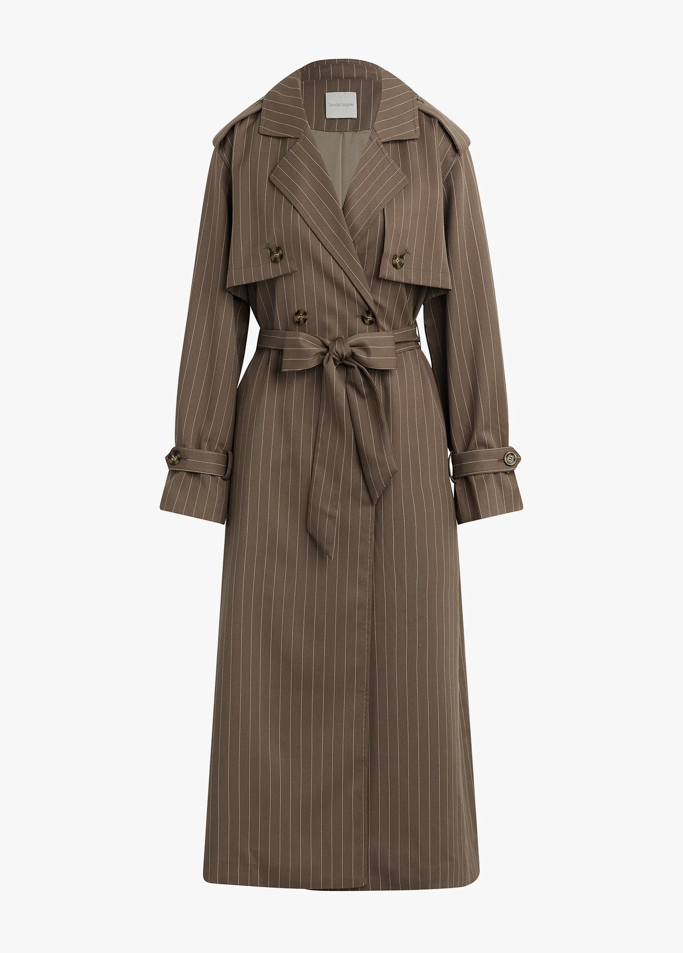 The Charles Trench | Macchiato Pinstripe - Image 8
