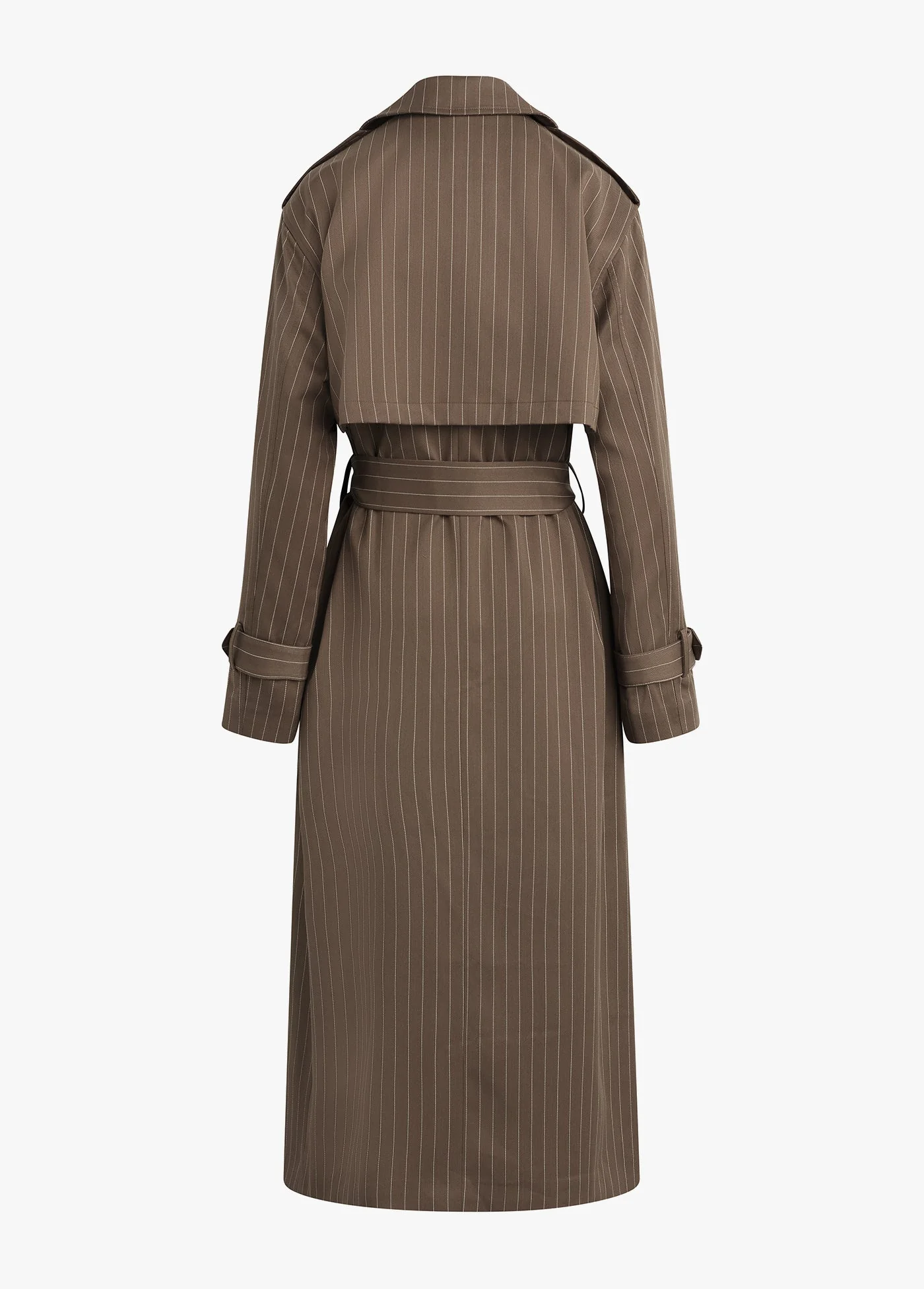 The Charles Trench | Macchiato Pinstripe - Image 9