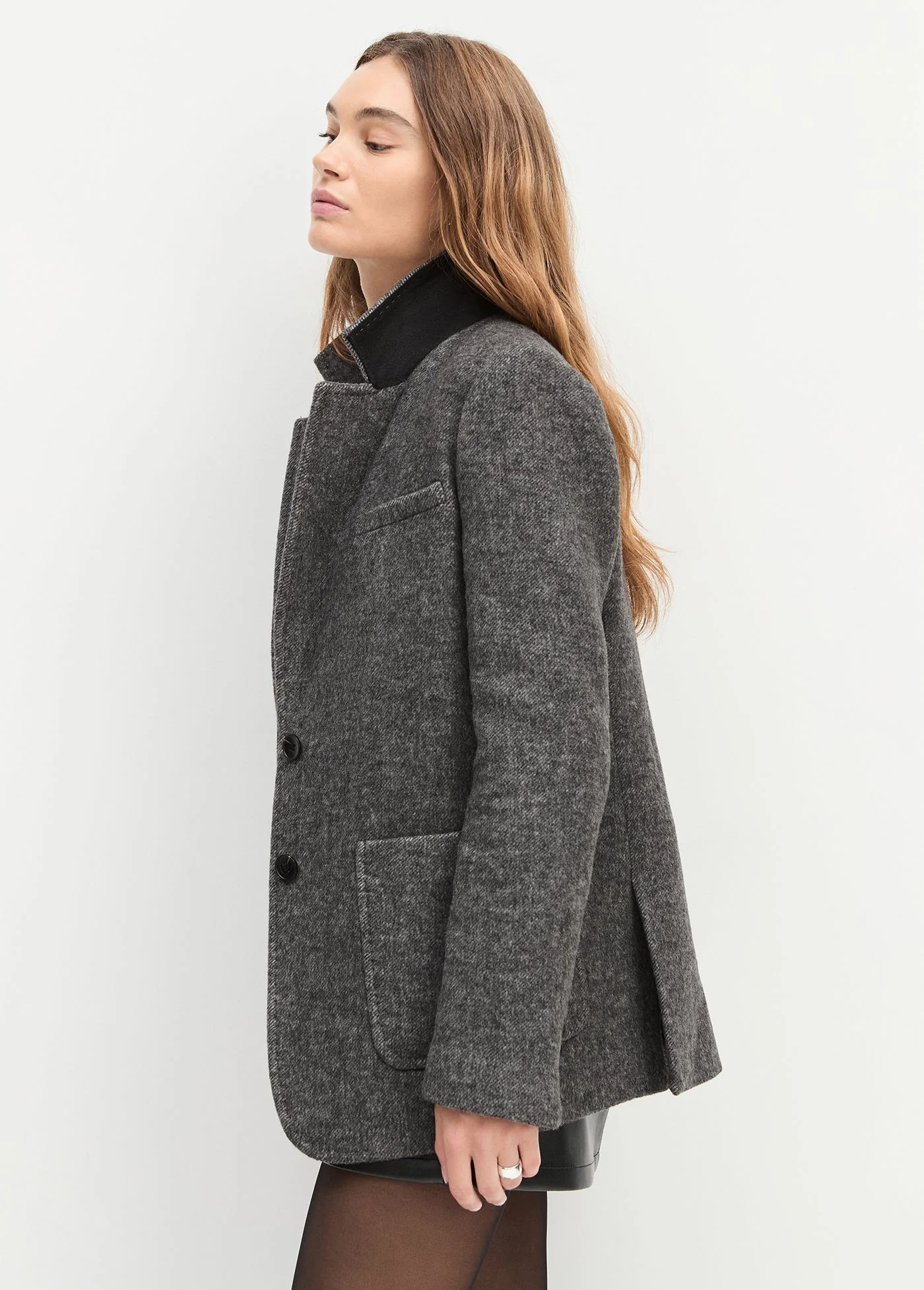 The Cheshire Coat | Grey Twill - Image 4