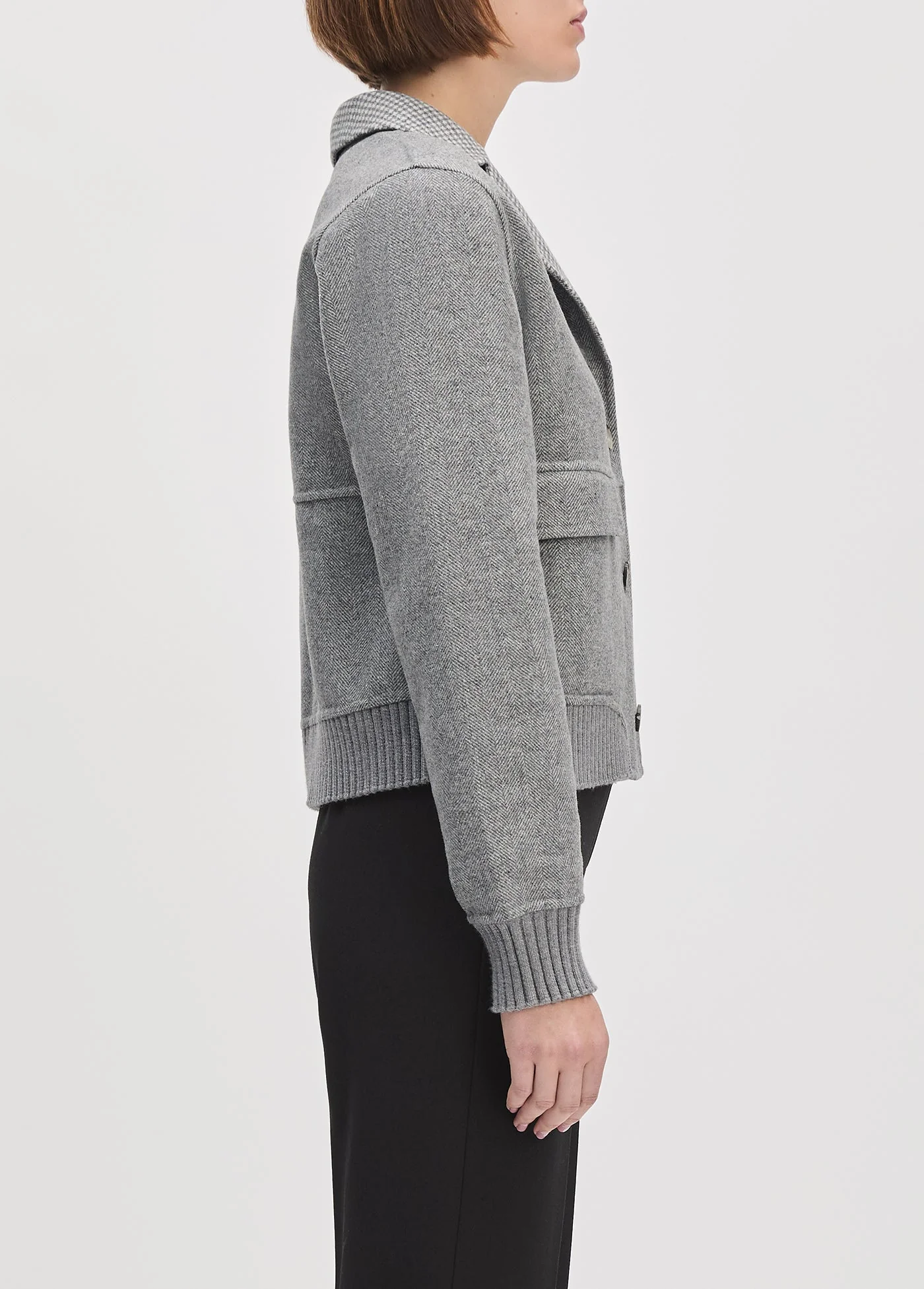 The City Bomber | Grey Houndstooth - Image 5
