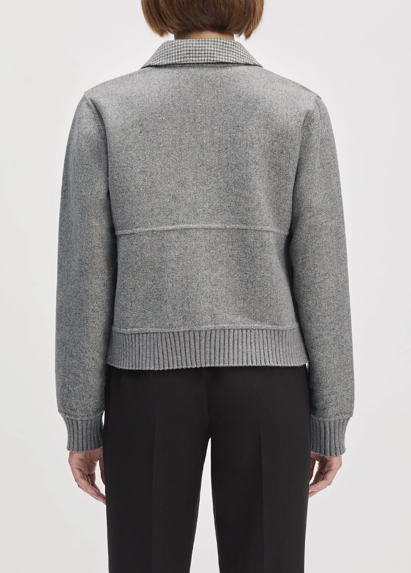 The City Bomber | Grey Houndstooth - Image 6