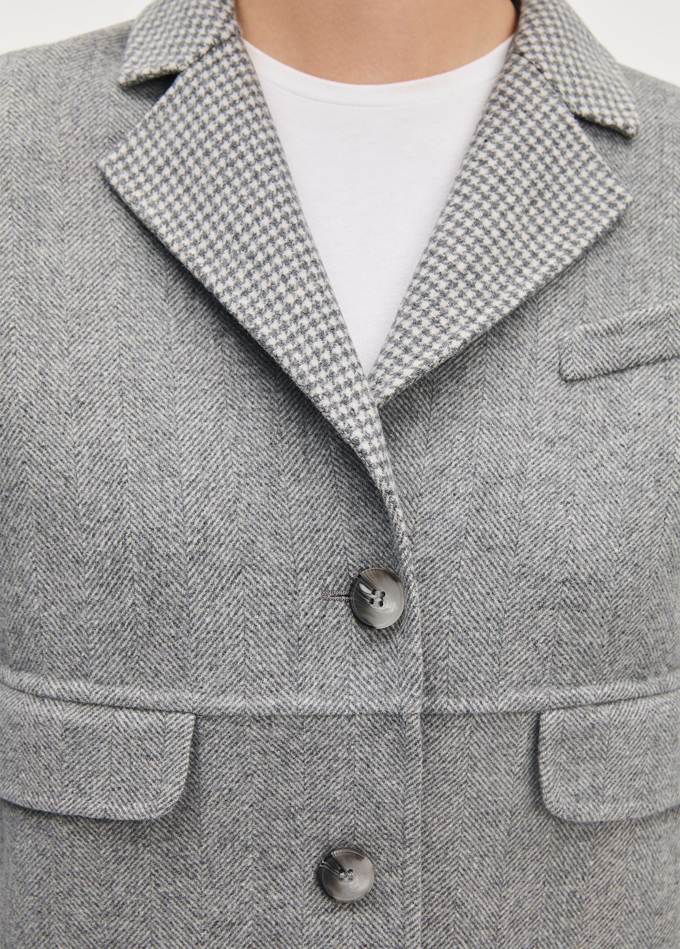 The City Bomber | Grey Houndstooth - Image 7