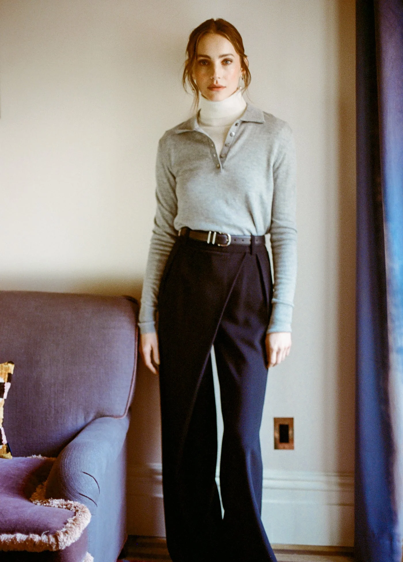 The Cleo Top | Heather Grey - Image 2