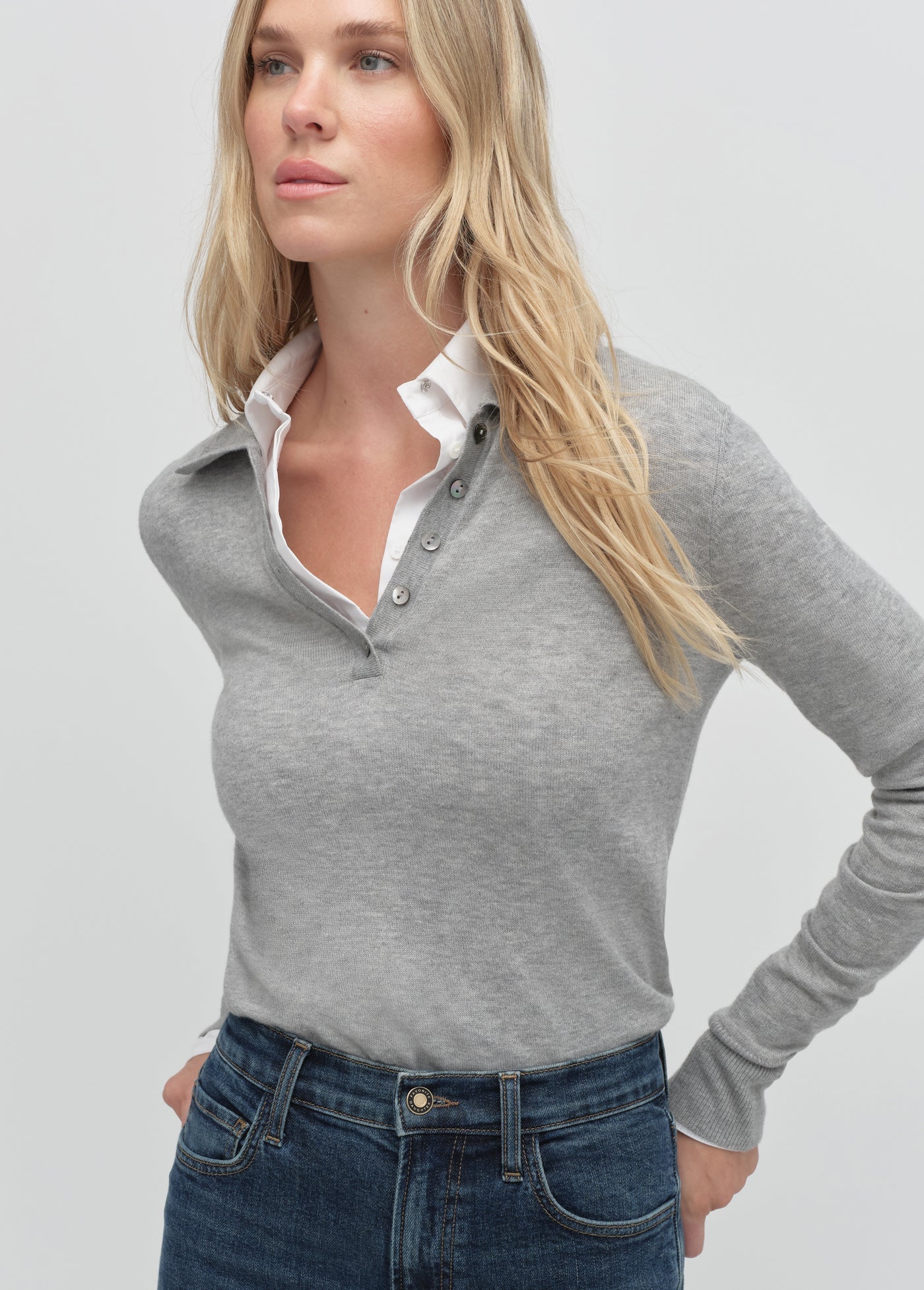 The Cleo Top | Heather Grey - Image 3