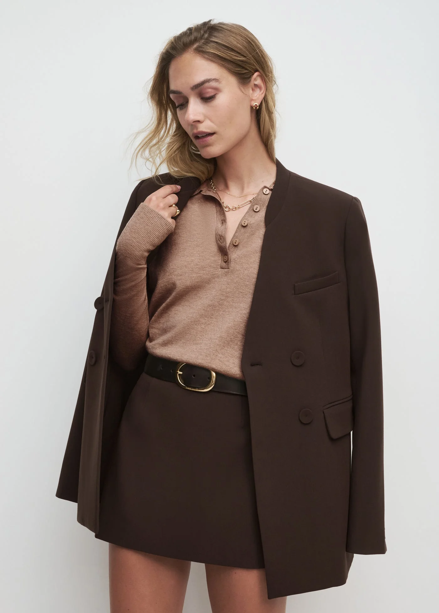 The Cleo Top | Mocha - Image 2