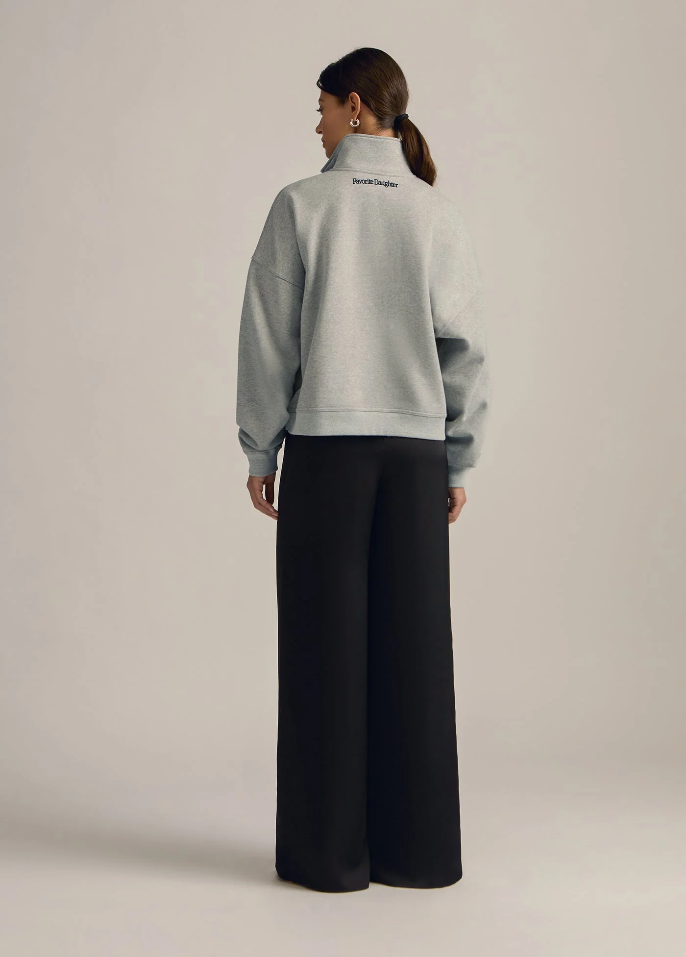 The Coaches Half Zip Jacket | Heather Grey - Image 10