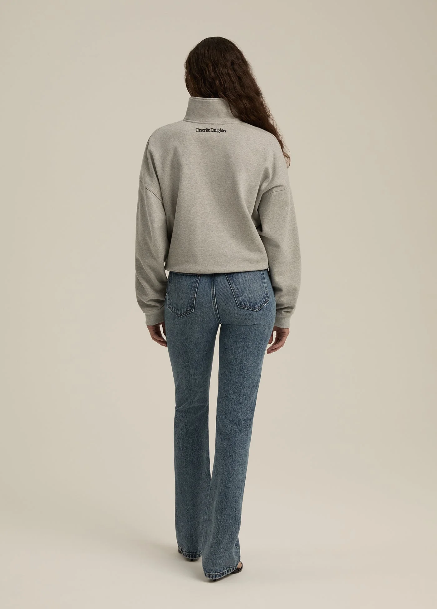 The Coaches Half Zip Jacket | Heather Grey - Image 5
