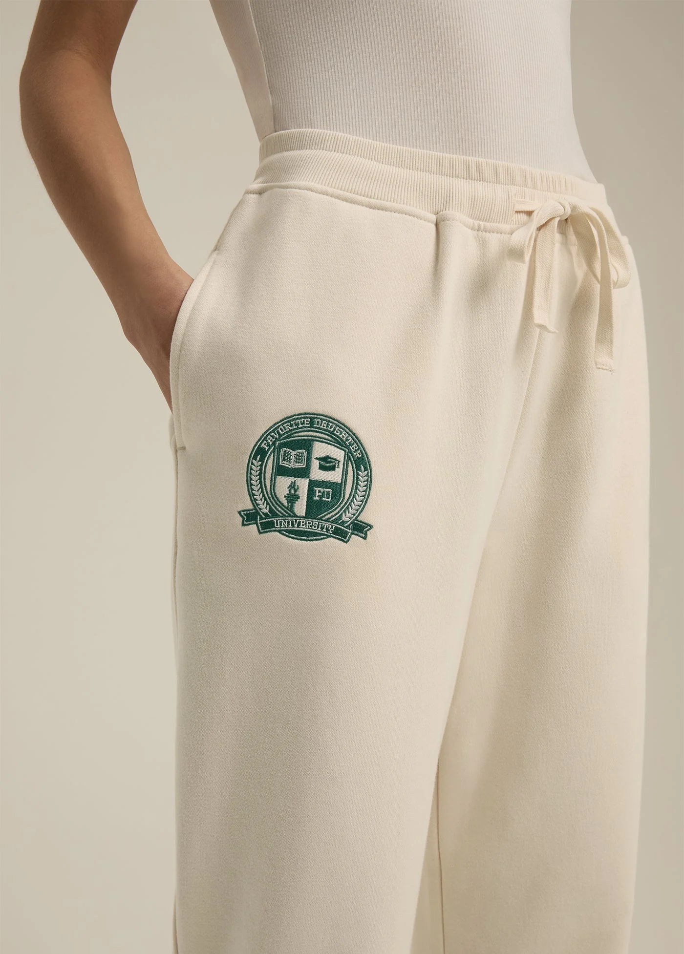 The Coaches Jogger | Ivory - Image 3