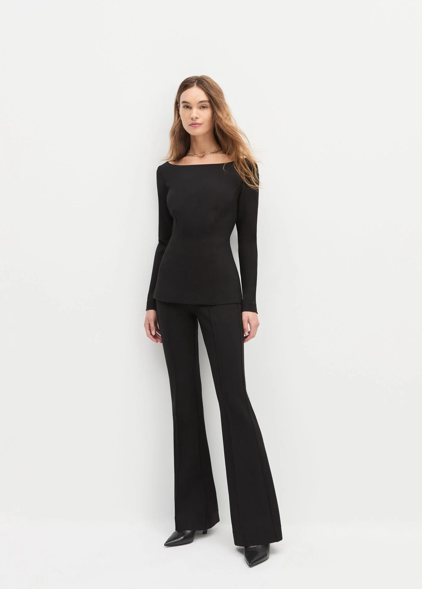 The Cold Shoulder Top | Black - Image 2