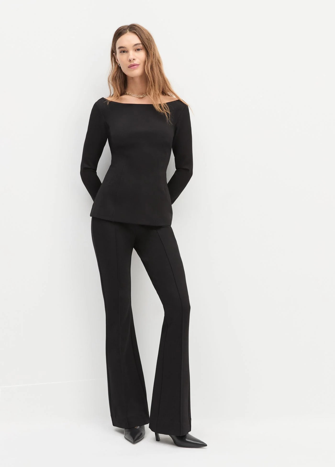 The Cold Shoulder Top | Black - Image 4