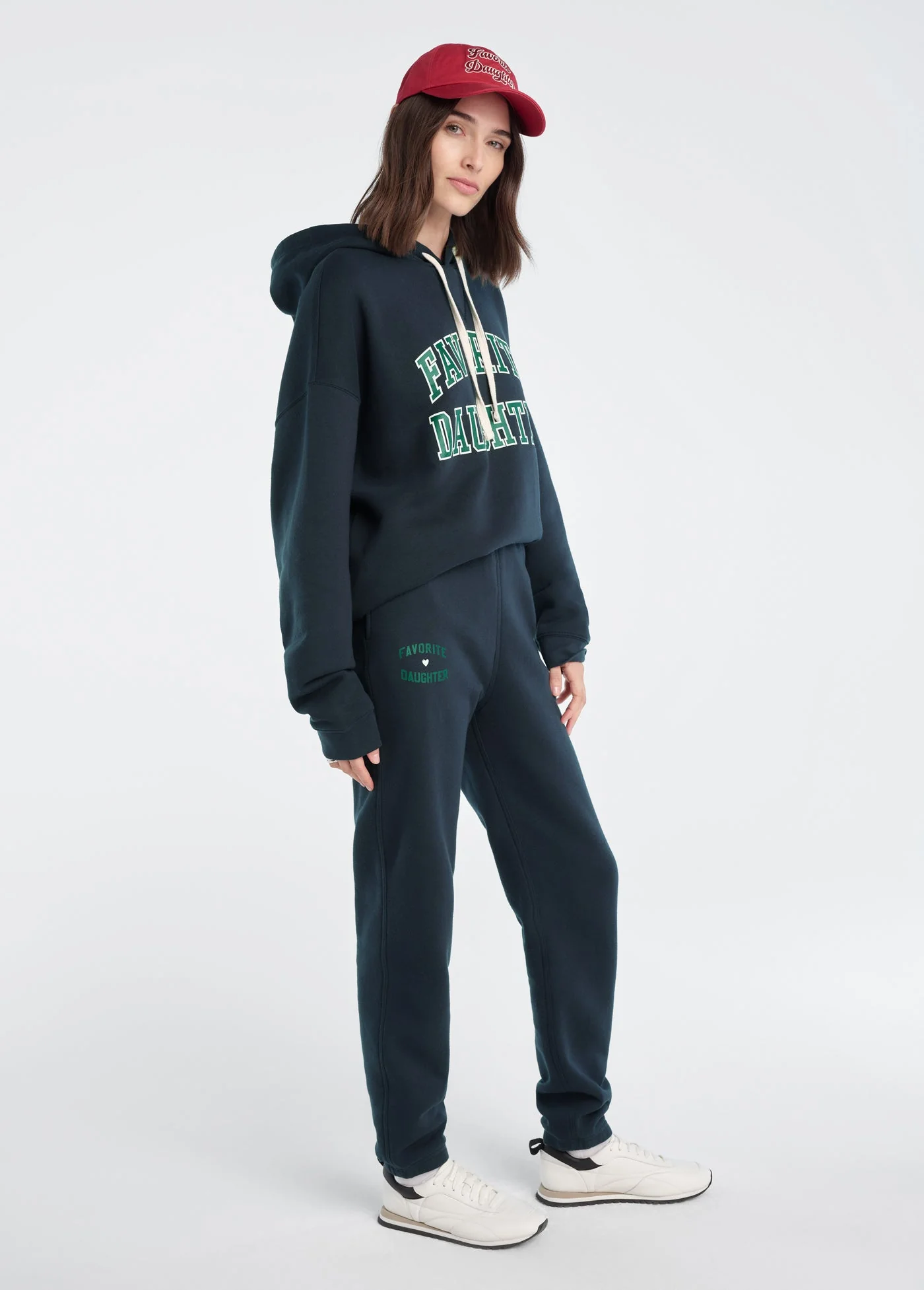 The Collegiate Hoodie Exclusive | Navy Emerald - Image 5