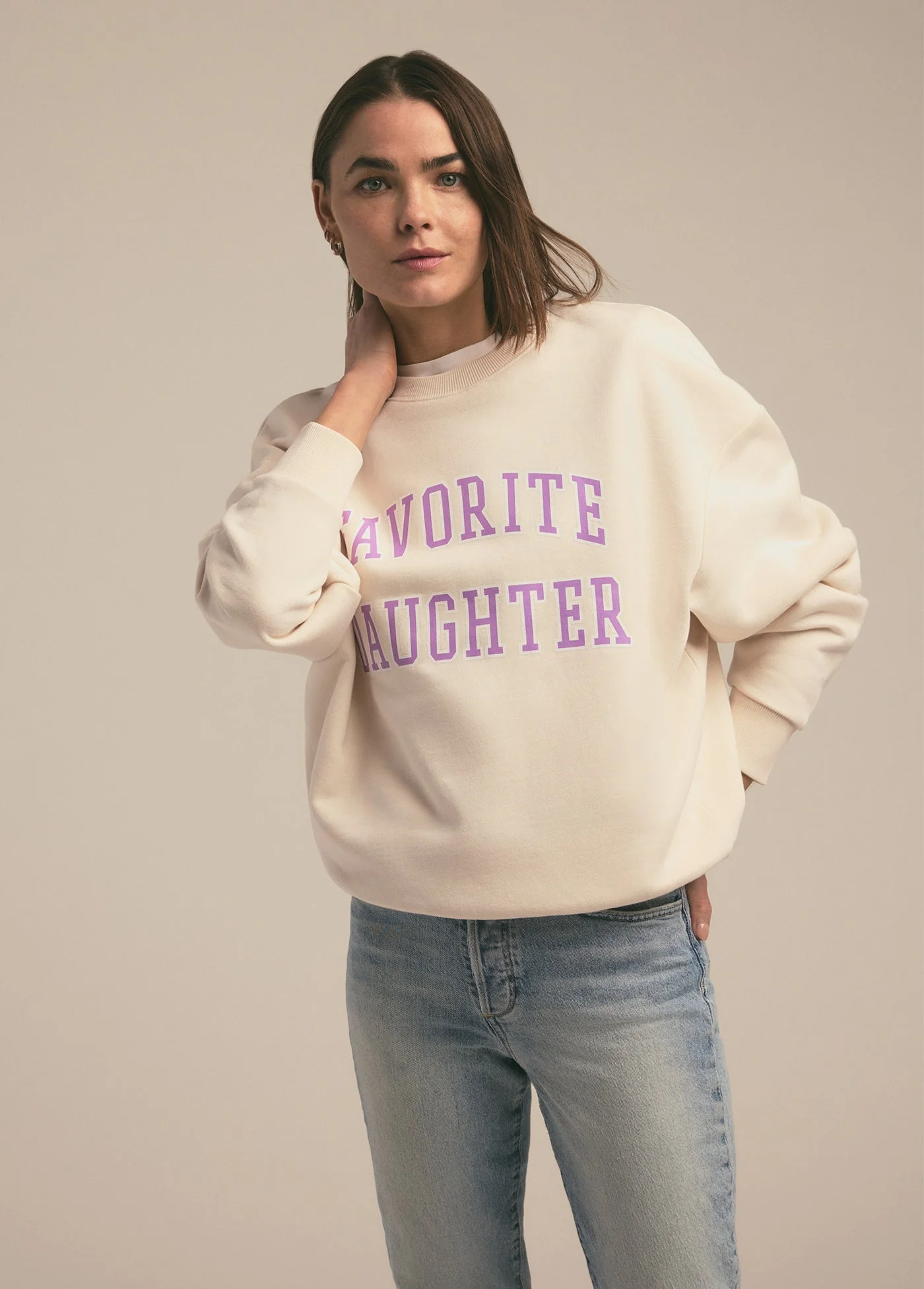 The Collegiate Sweatshirt | Gardenia - Image 2