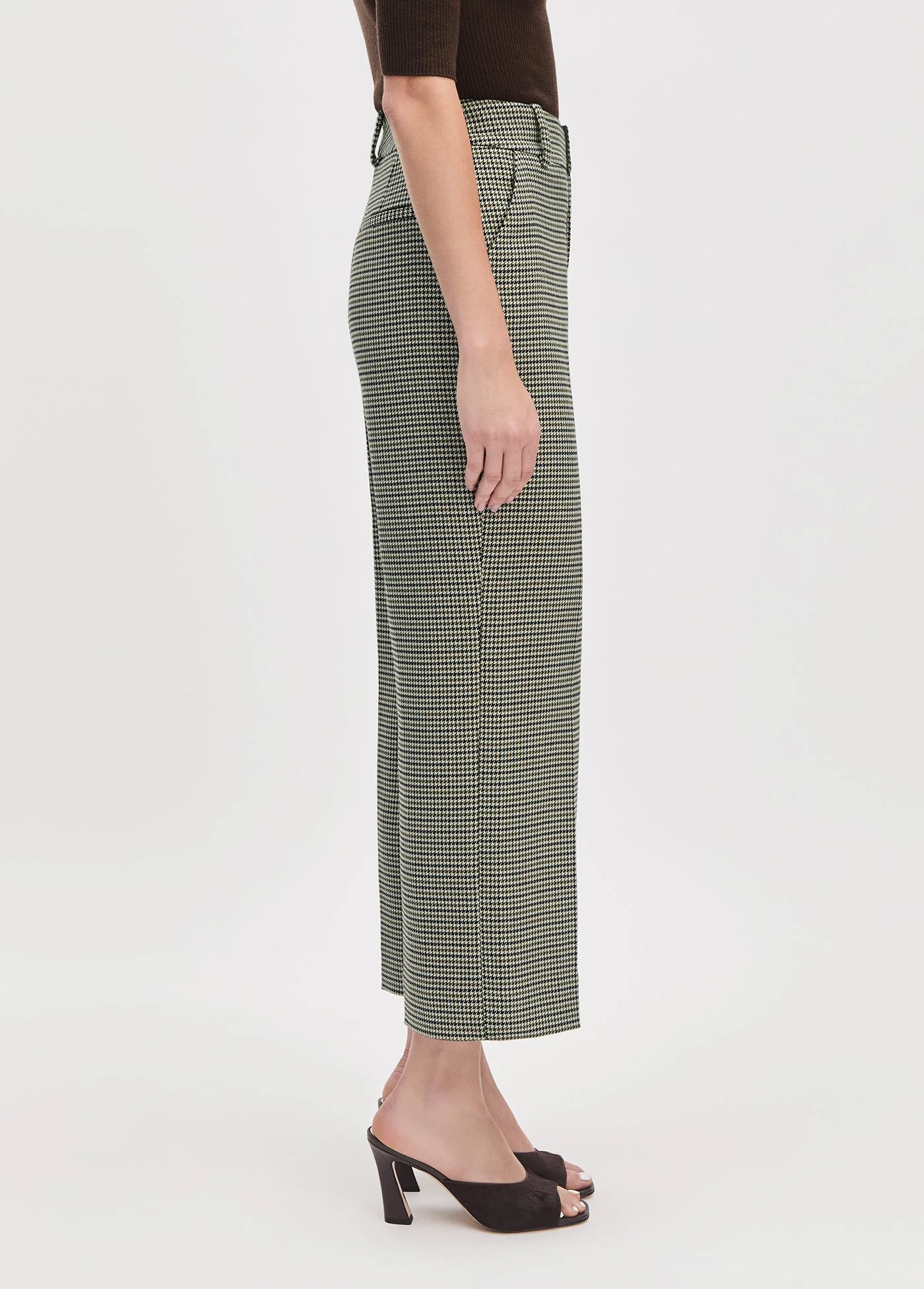 The Cropped Fiona Pant | Cheshire Houndstooth - Image 6