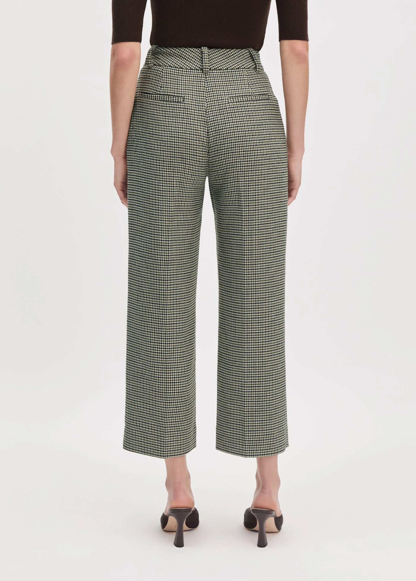 The Cropped Fiona Pant | Cheshire Houndstooth - Image 7