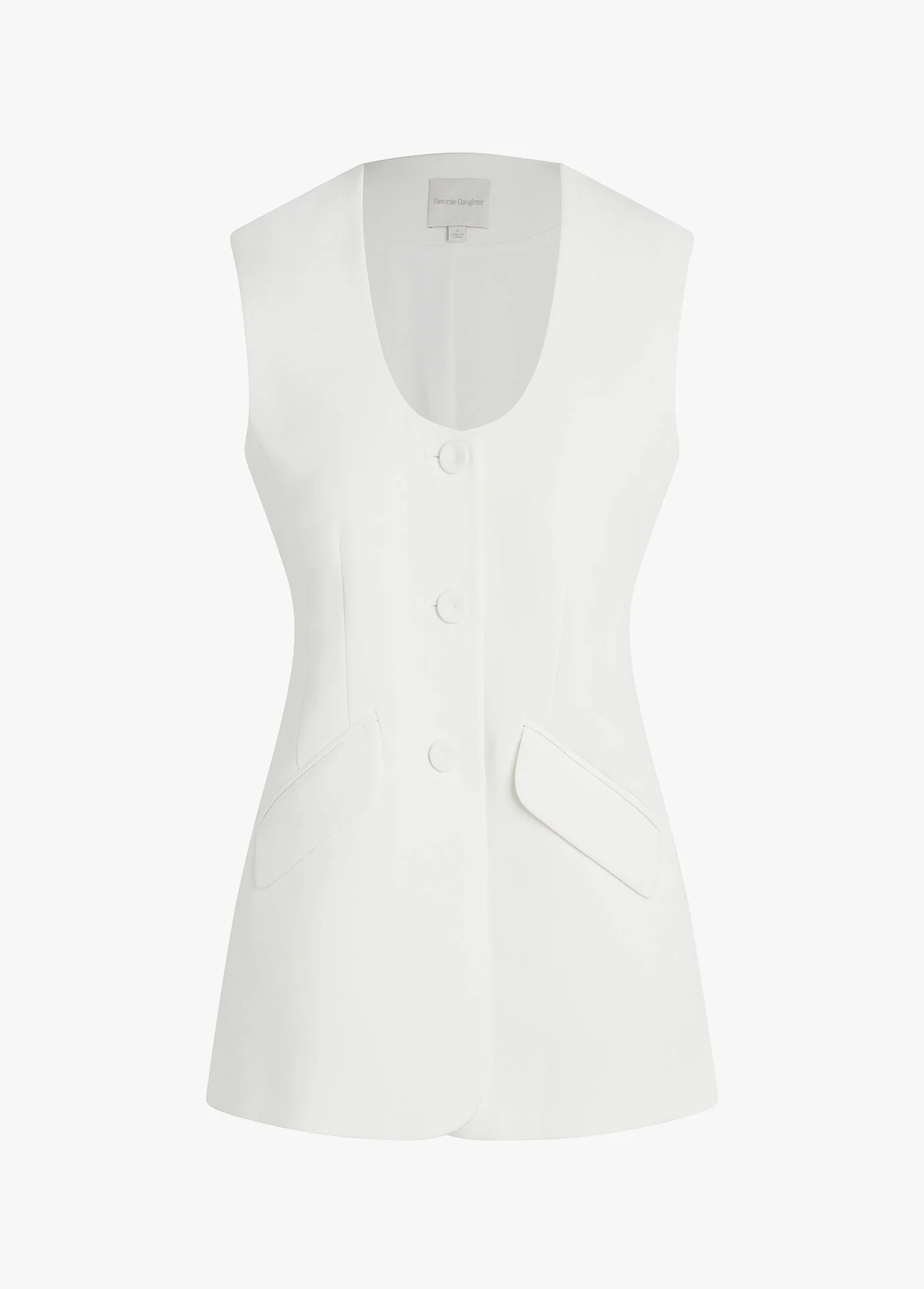 The Diana Vest | Ivory - Image 7