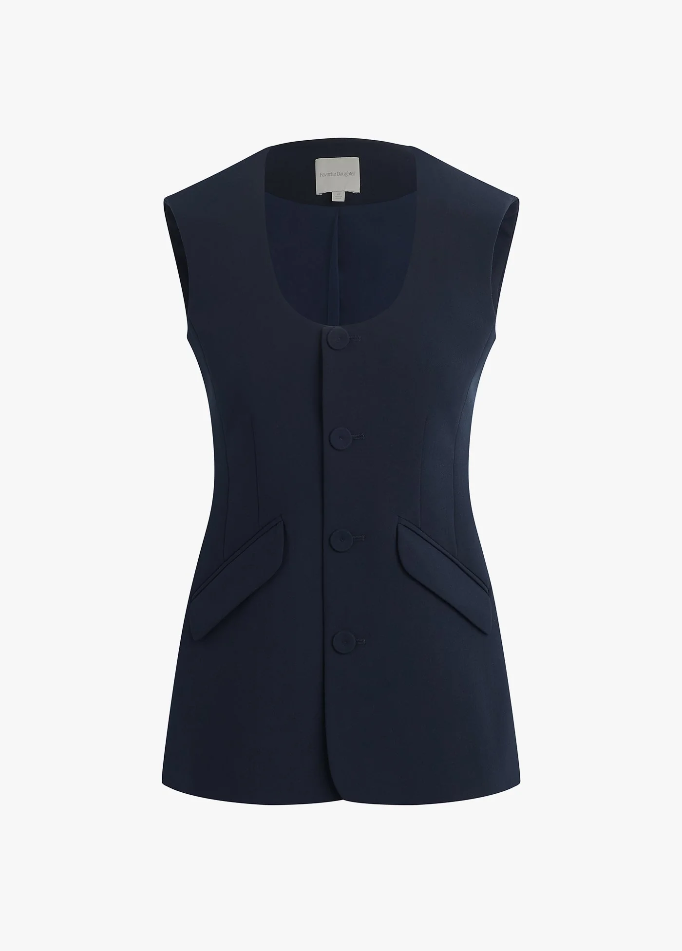 The Diana Vest | Navy - Image 6