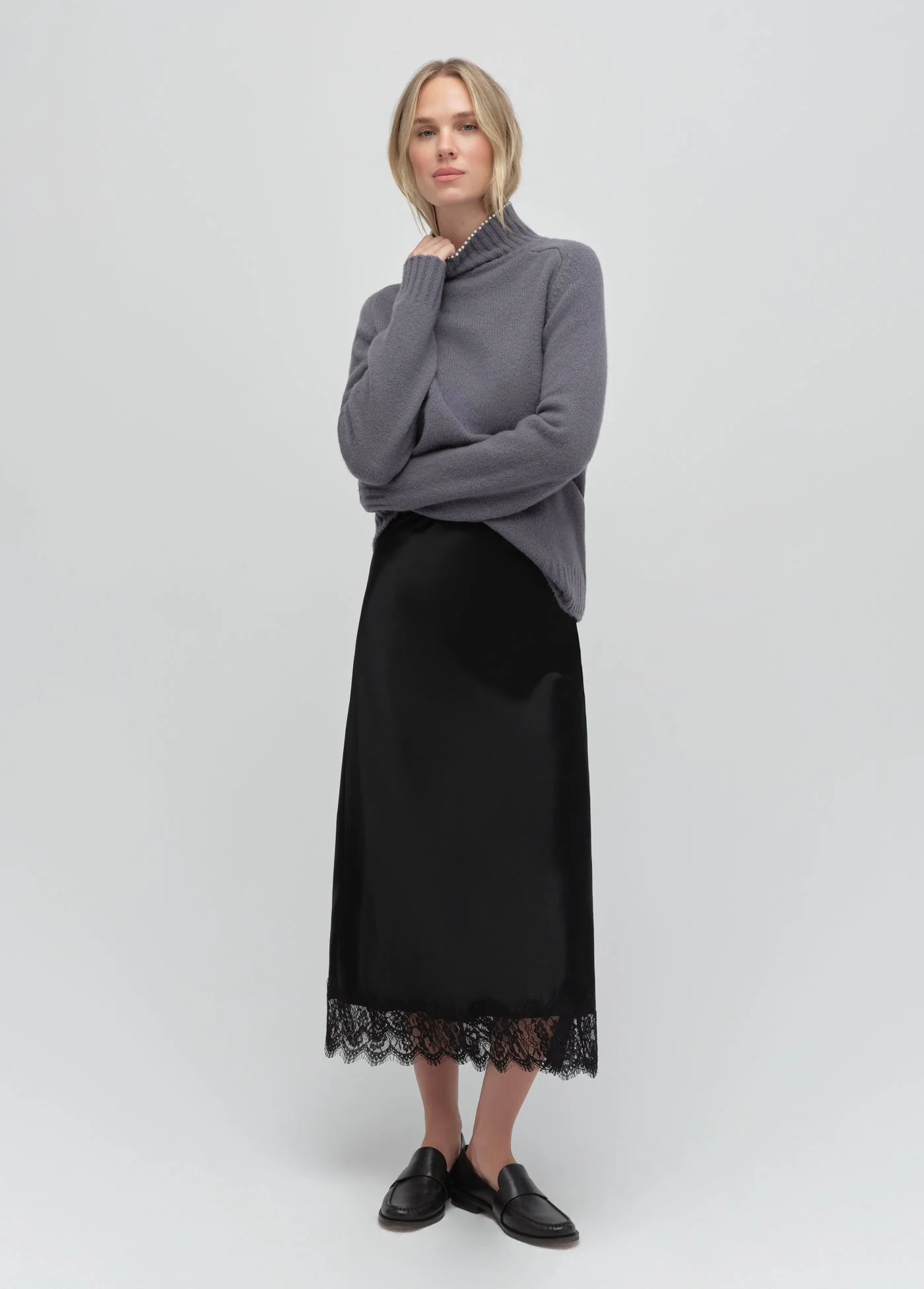 The Duchess Sweater | Charcoal - Image 2
