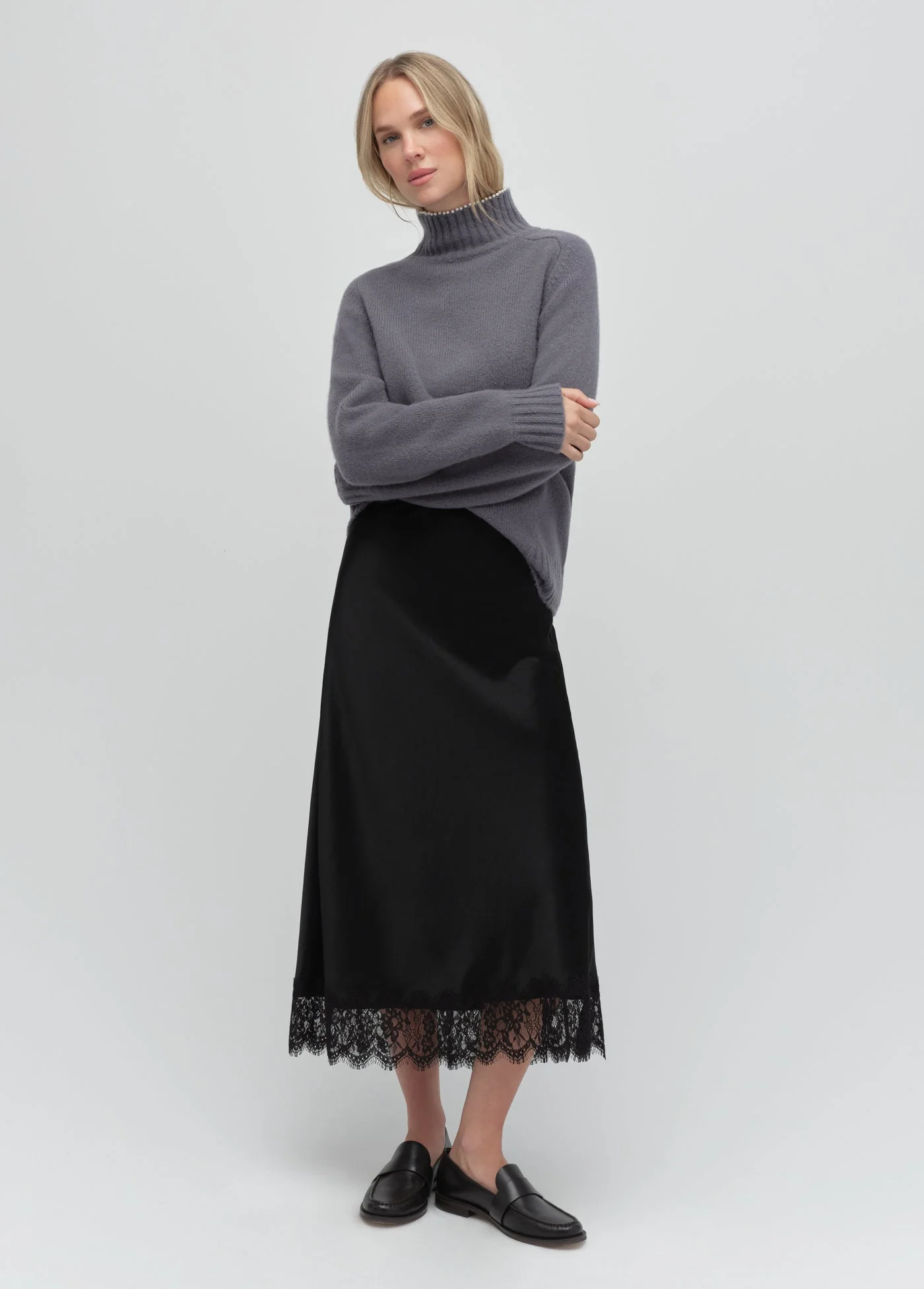 The Duchess Sweater | Charcoal - Image 3