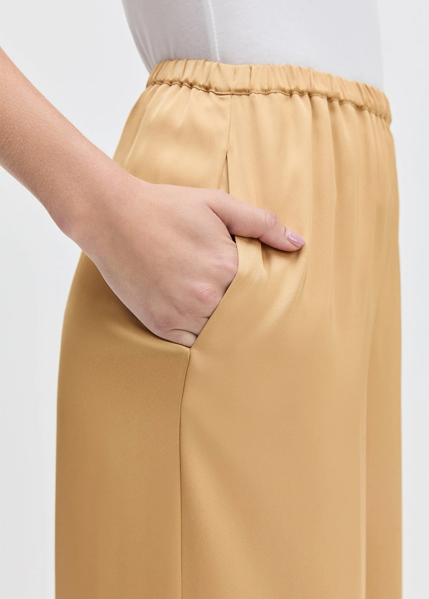 The Effortless Wide Leg Pant | Palomino Gold - Image 8