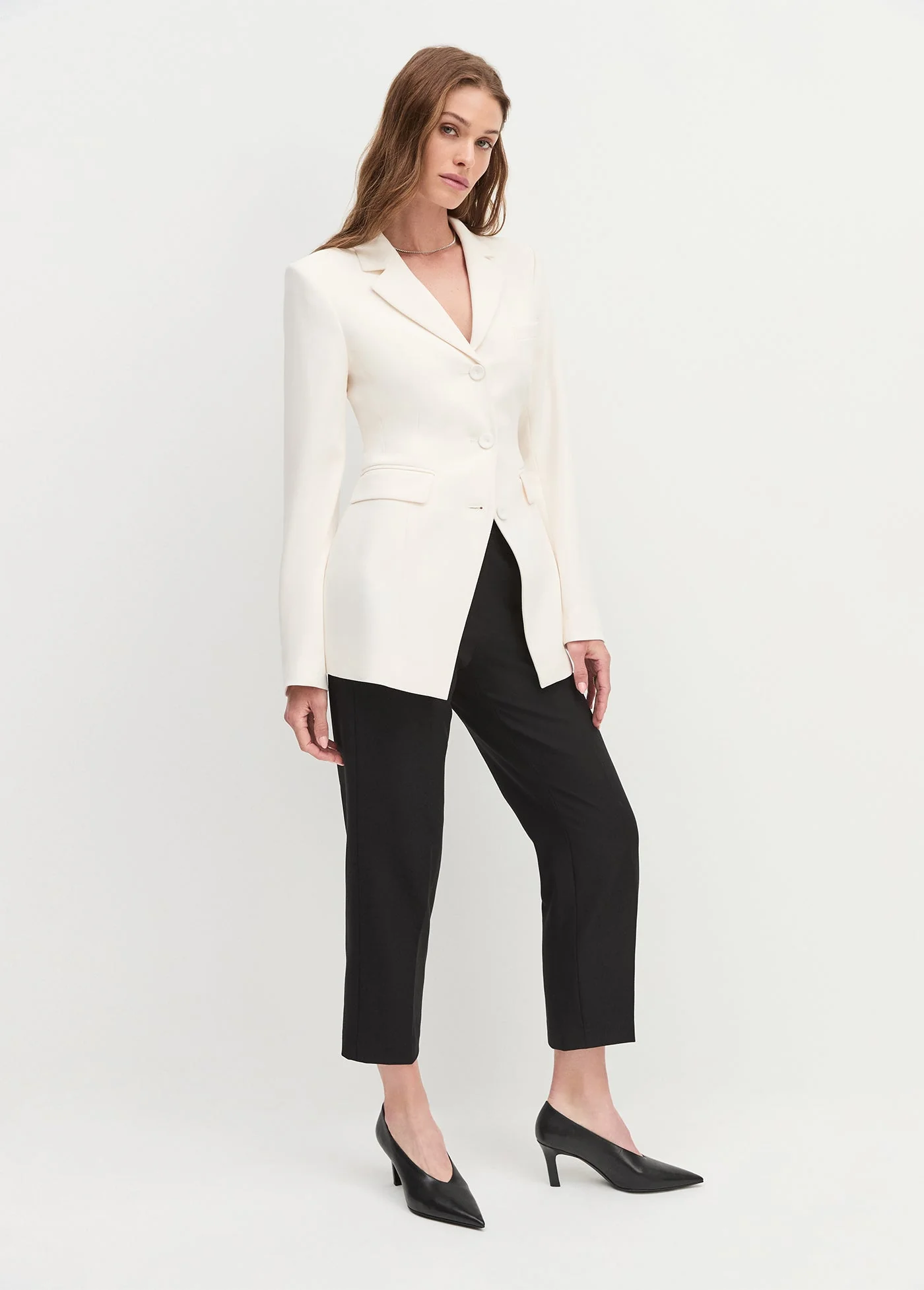 The Elizabeth Jacket | Ivory - Image 4
