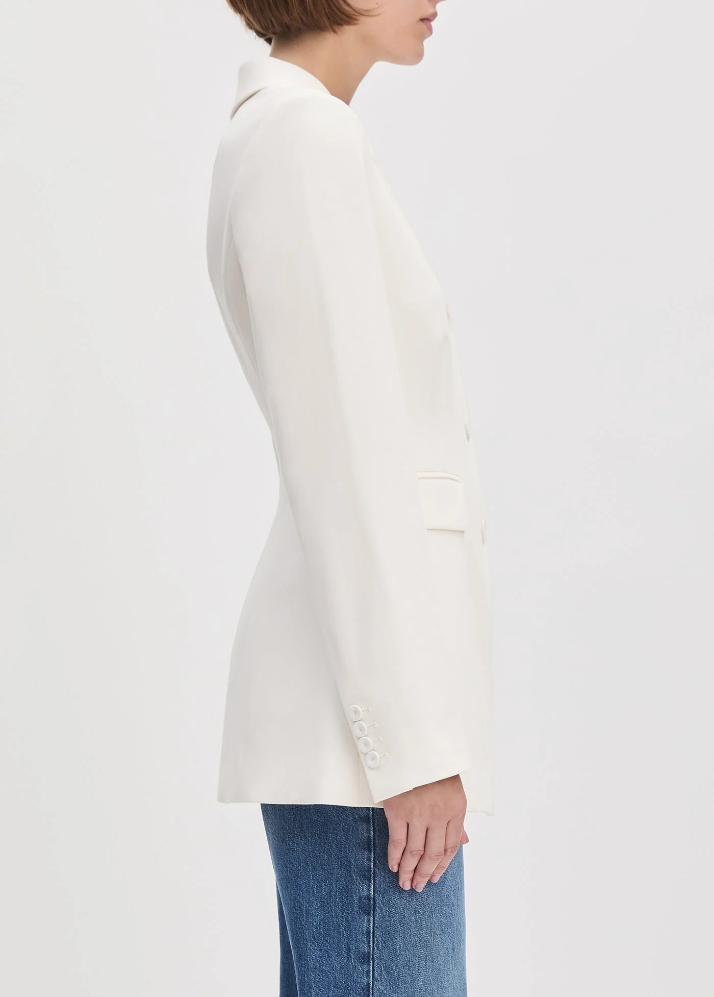 The Elizabeth Jacket | Ivory - Image 6