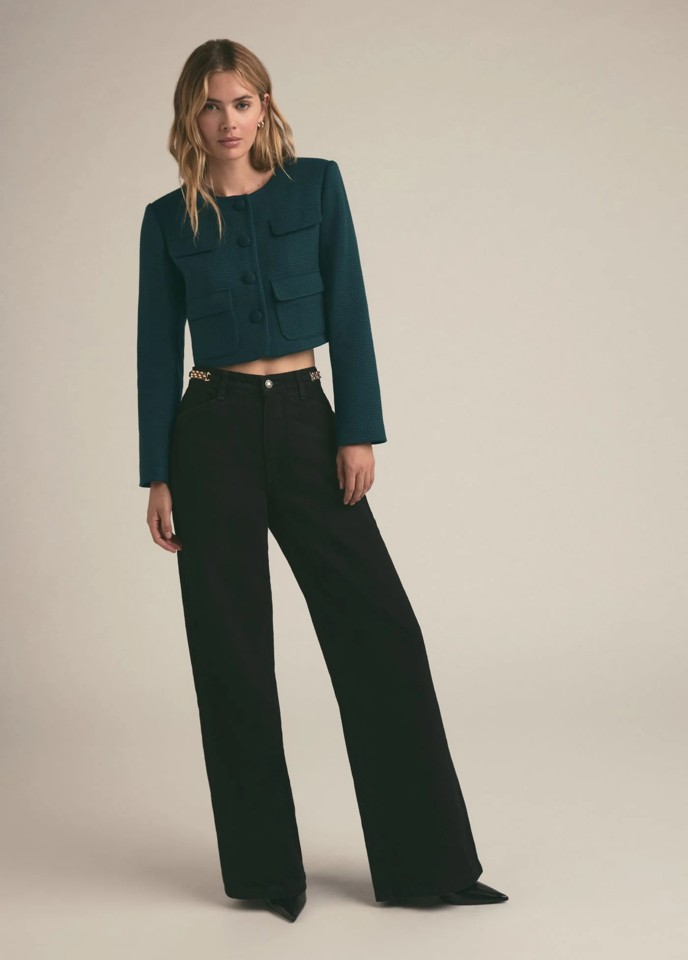The Emily Jacket | Juniper Houndstooth - Image 7