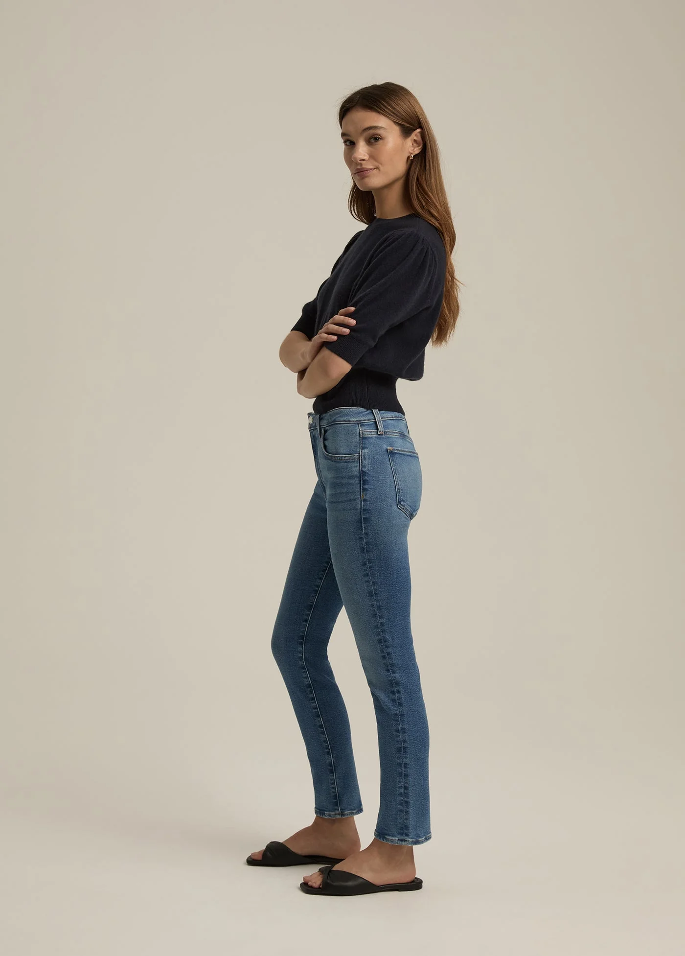 The Erin High Rise Slim Straight | Hyannis - Image 3