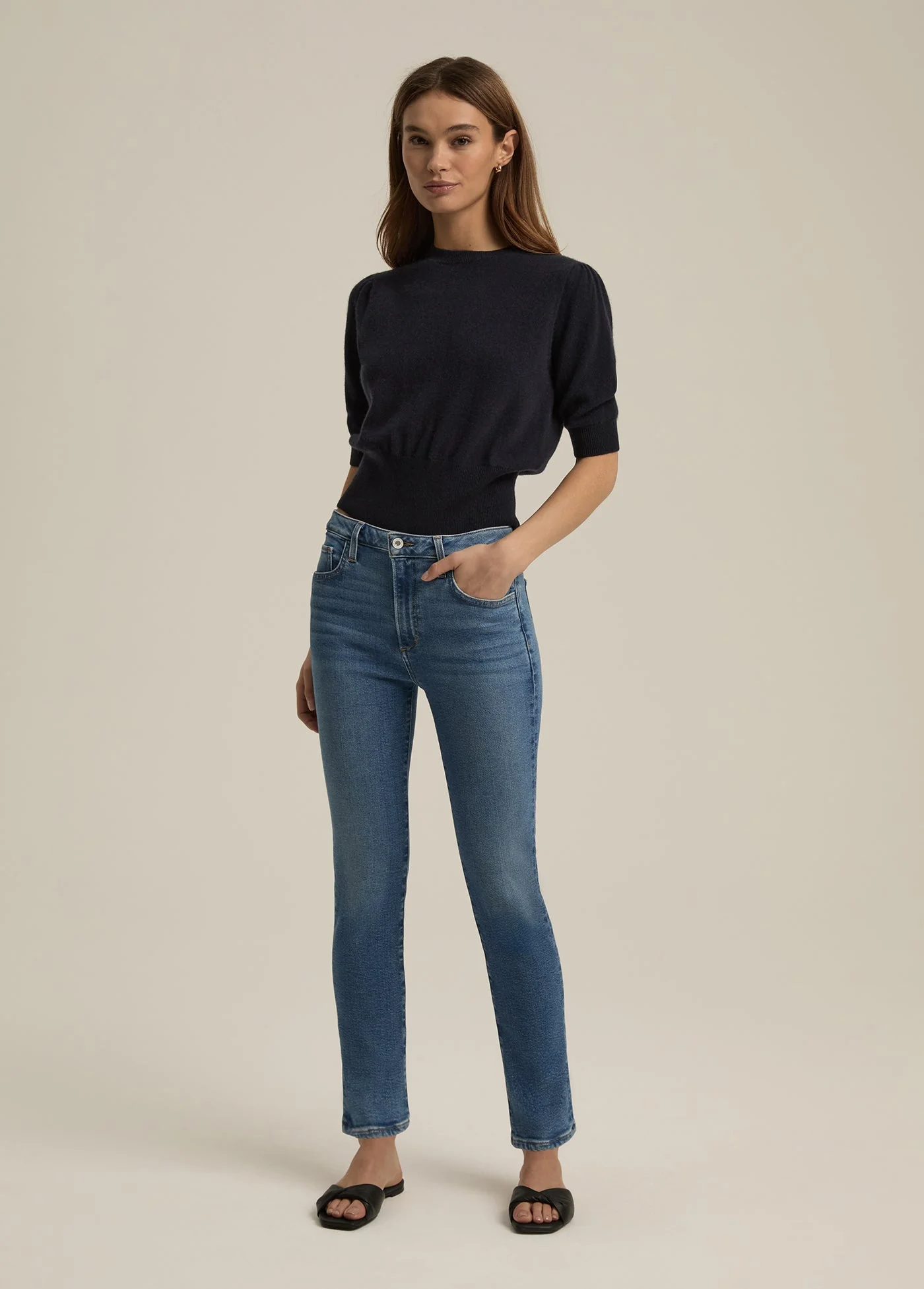 The Erin High Rise Slim Straight | Hyannis - Image 4