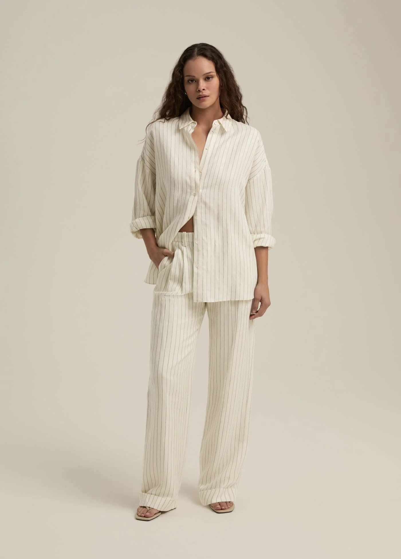 The Ex-Boyfriend Shirt | Emerald Stripe - Image 3