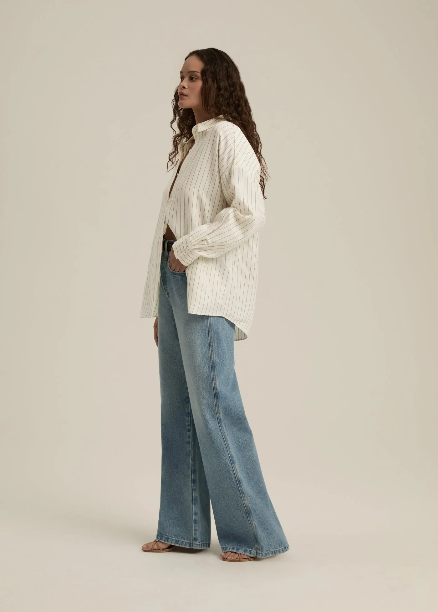 The Ex-Boyfriend Shirt | Emerald Stripe - Image 5