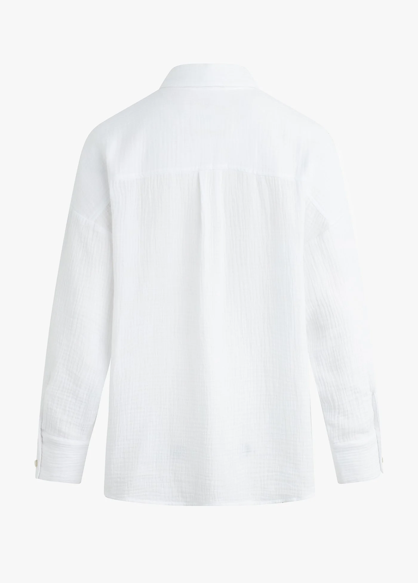 The Ex-Boyfriend Shirt | White Cotton Gauze - Image 8