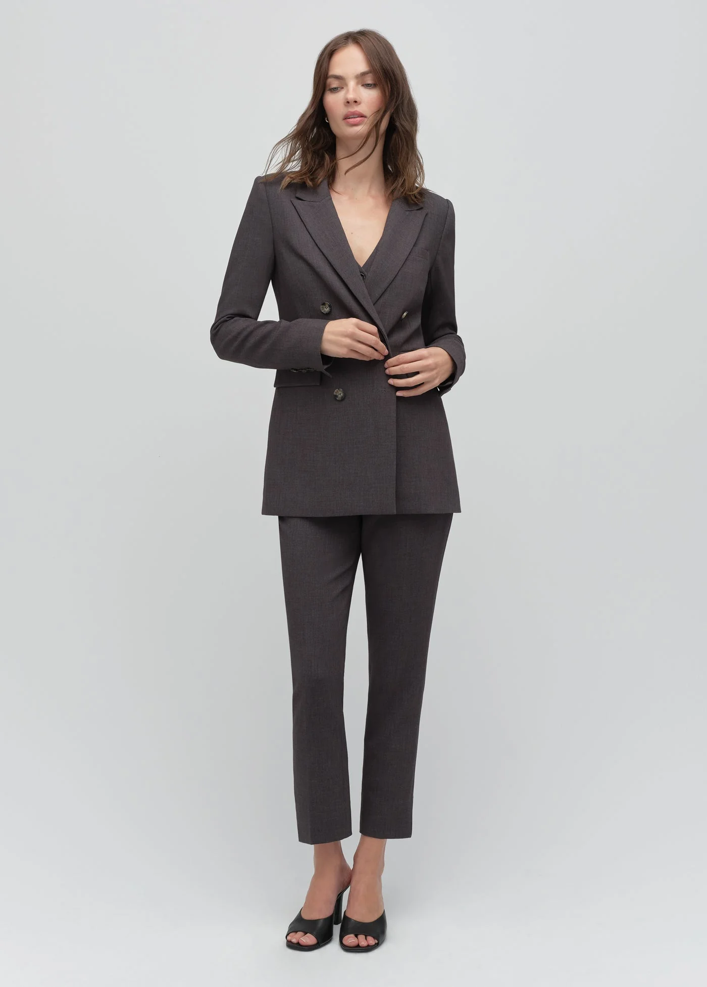 The Favorite Cigarette Pant | Grey Suiting