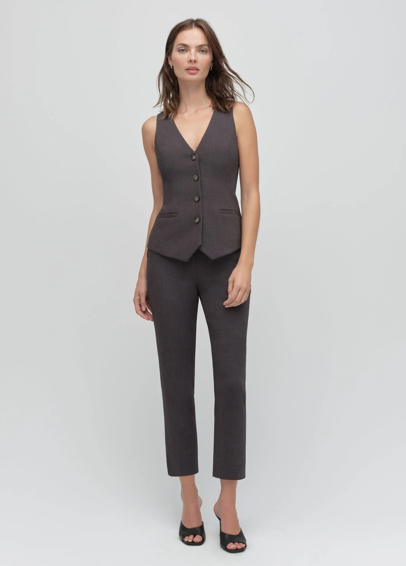 The Favorite Cigarette Pant | Grey Suiting - Image 4
