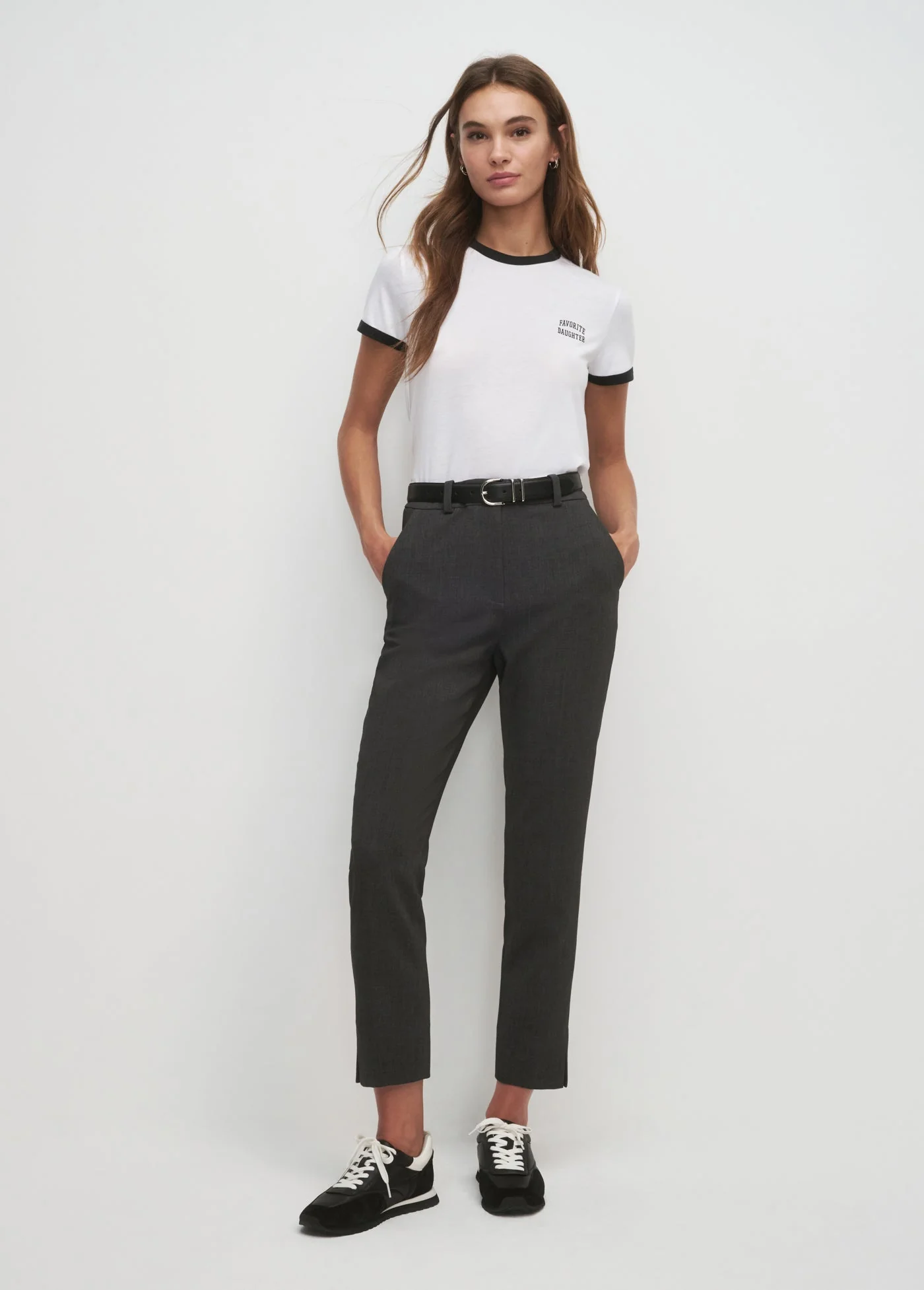 The Favorite Cigarette Pant | Grey Suiting - Image 5