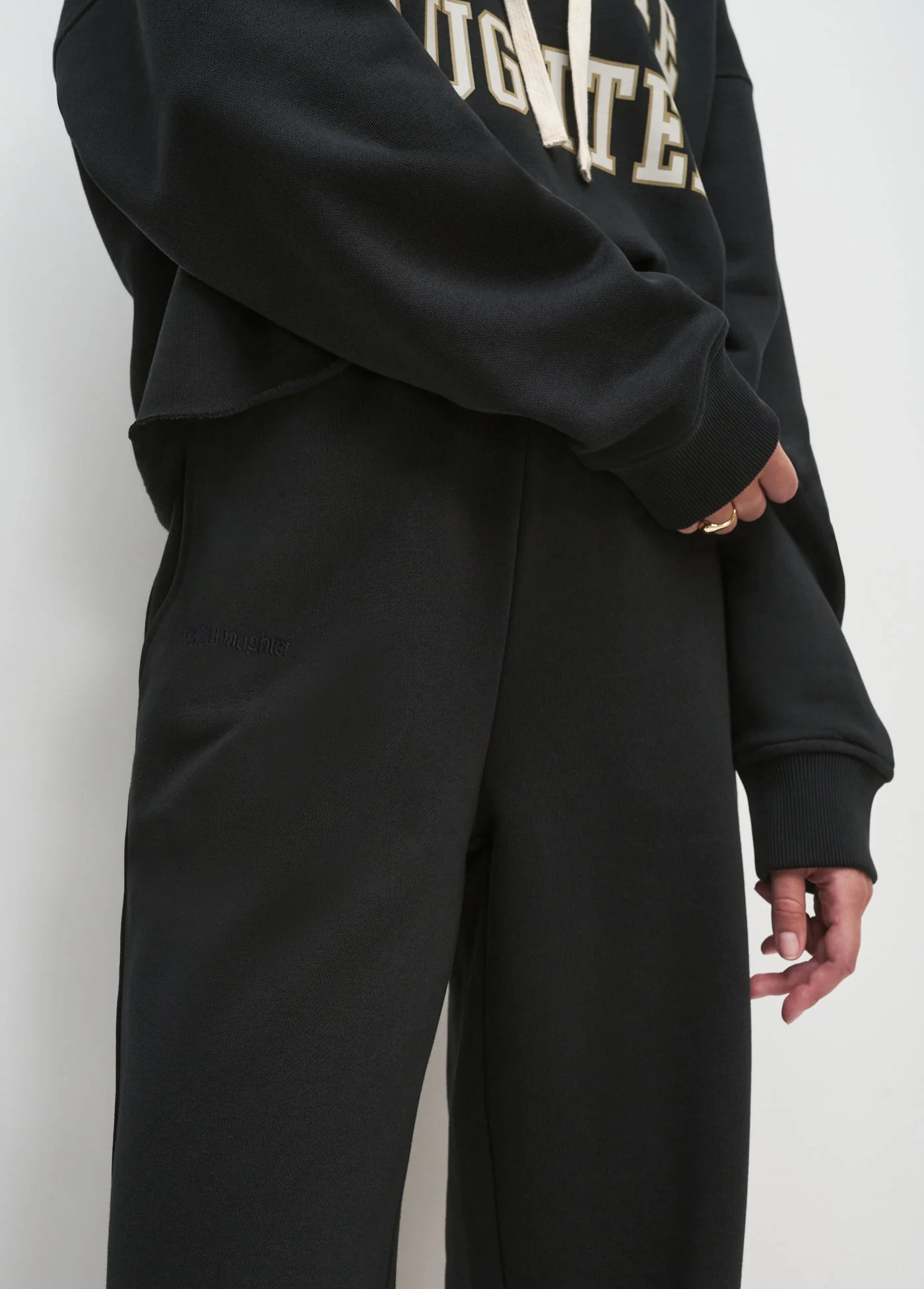 The Favorite Daughter Embroidered Wide Leg | Black - Image 2