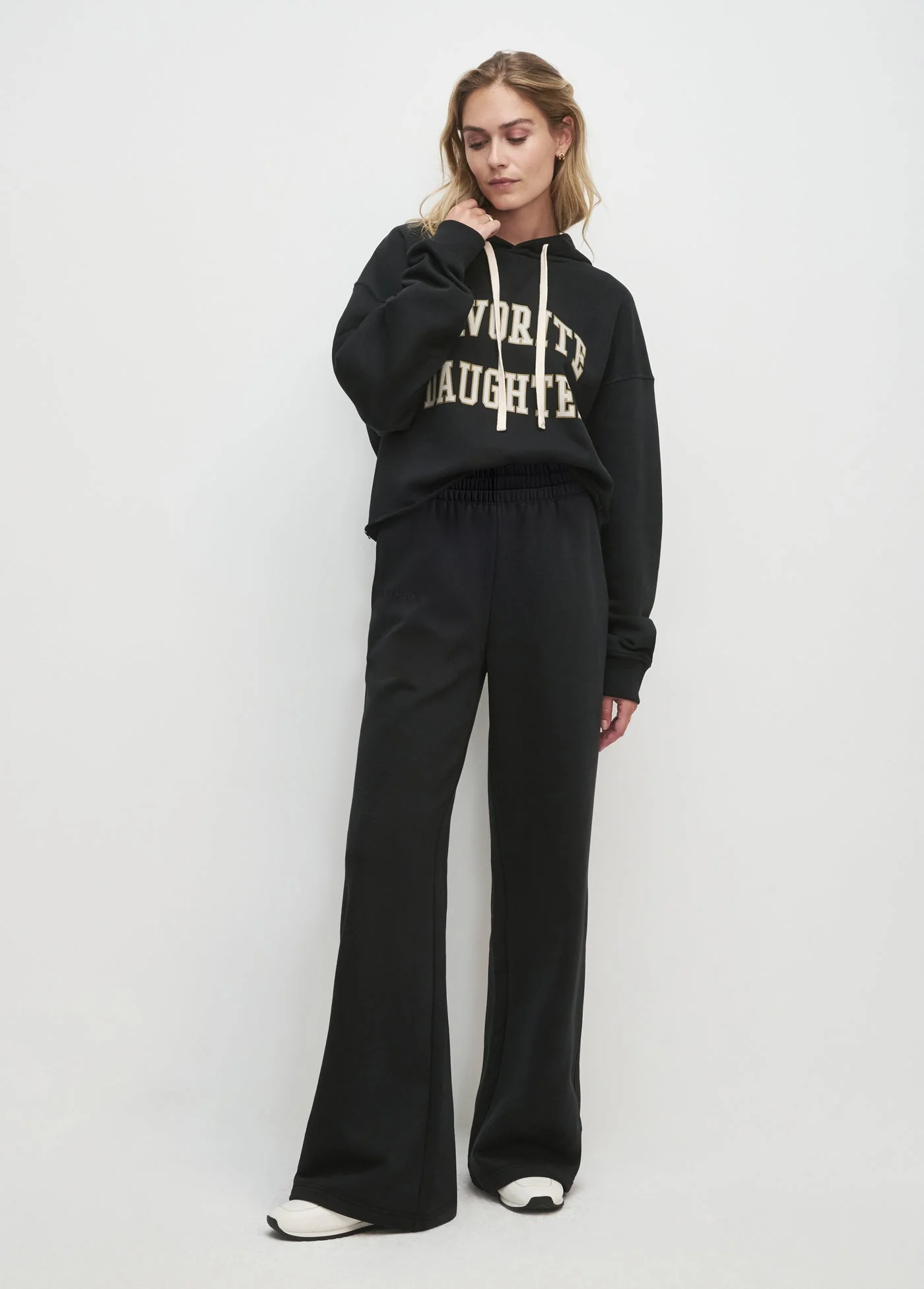 The Favorite Daughter Embroidered Wide Leg | Black - Image 3