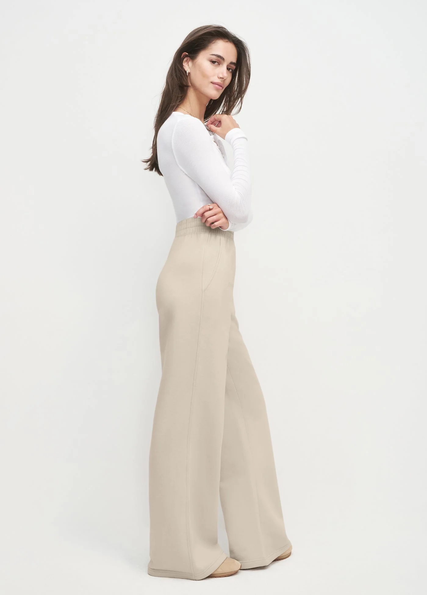 The Favorite Daughter Embroidered Wide Leg | Stone Dijon - Image 5
