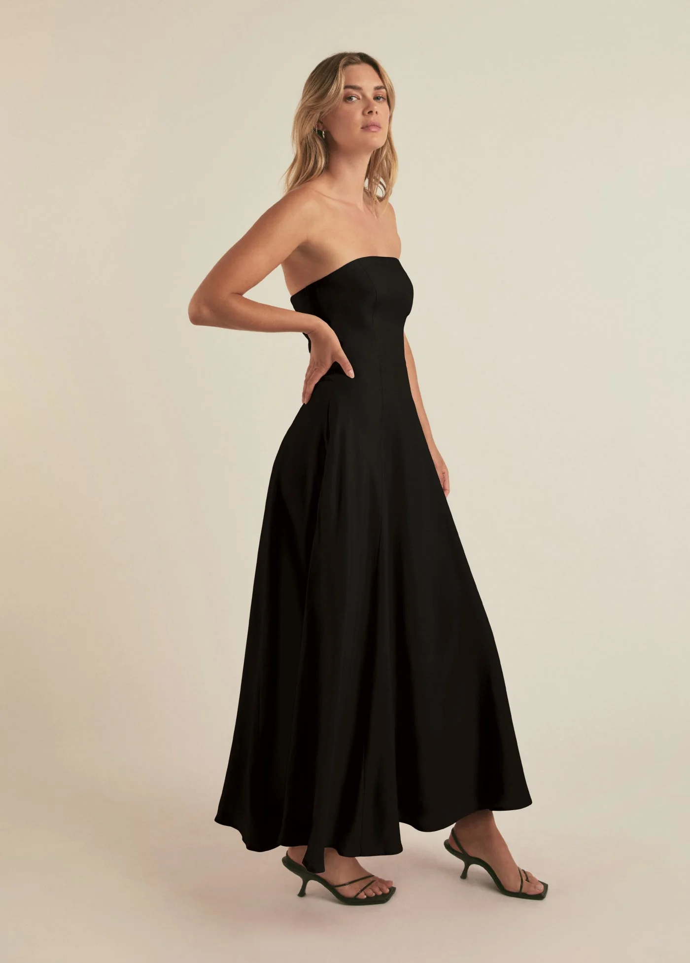 The Favorite Linen Dress | Black - Image 3