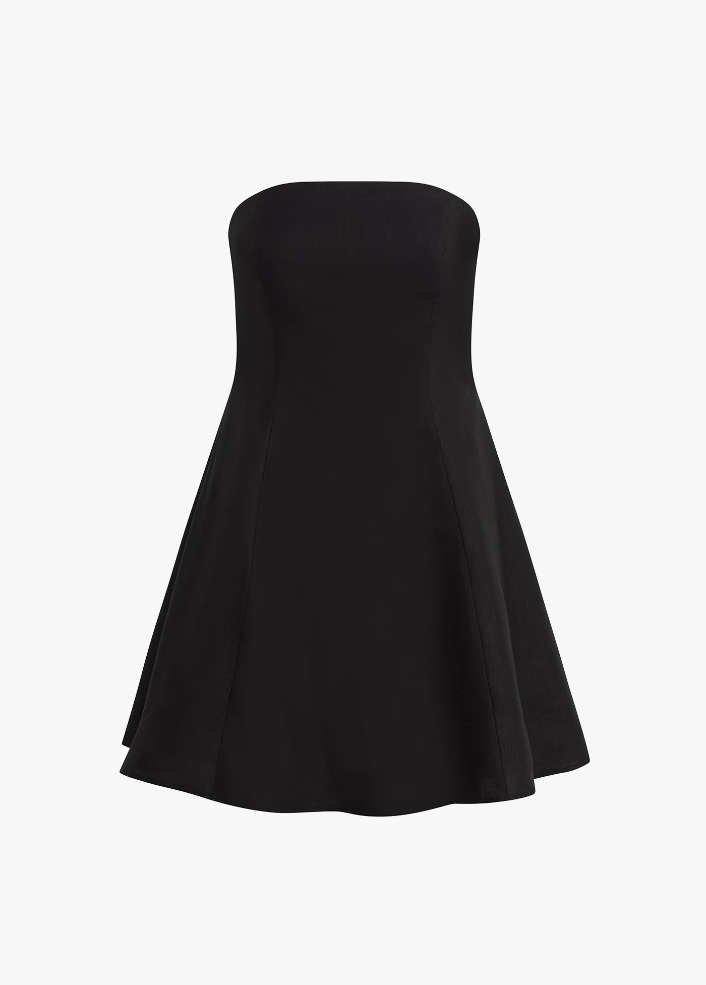The Favorite Mini Linen Dress | Black - Image 5