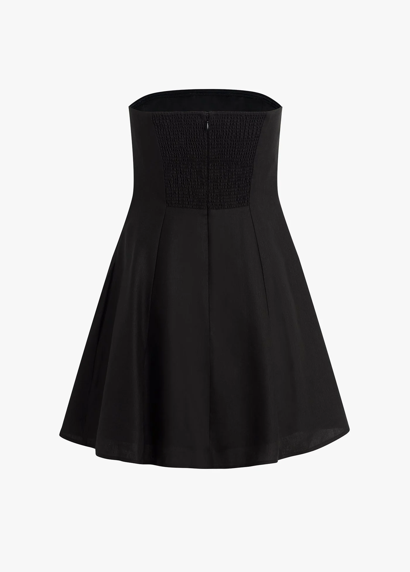 The Favorite Mini Linen Dress | Black - Image 6