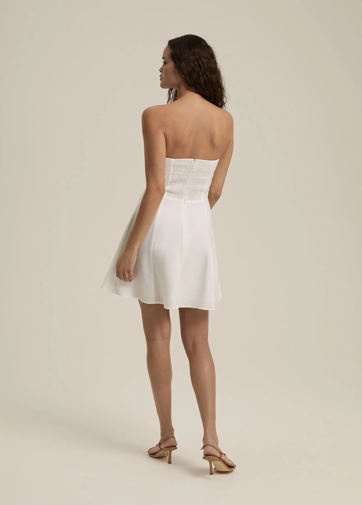 The Favorite Mini Linen Dress | Bright White - Image 5