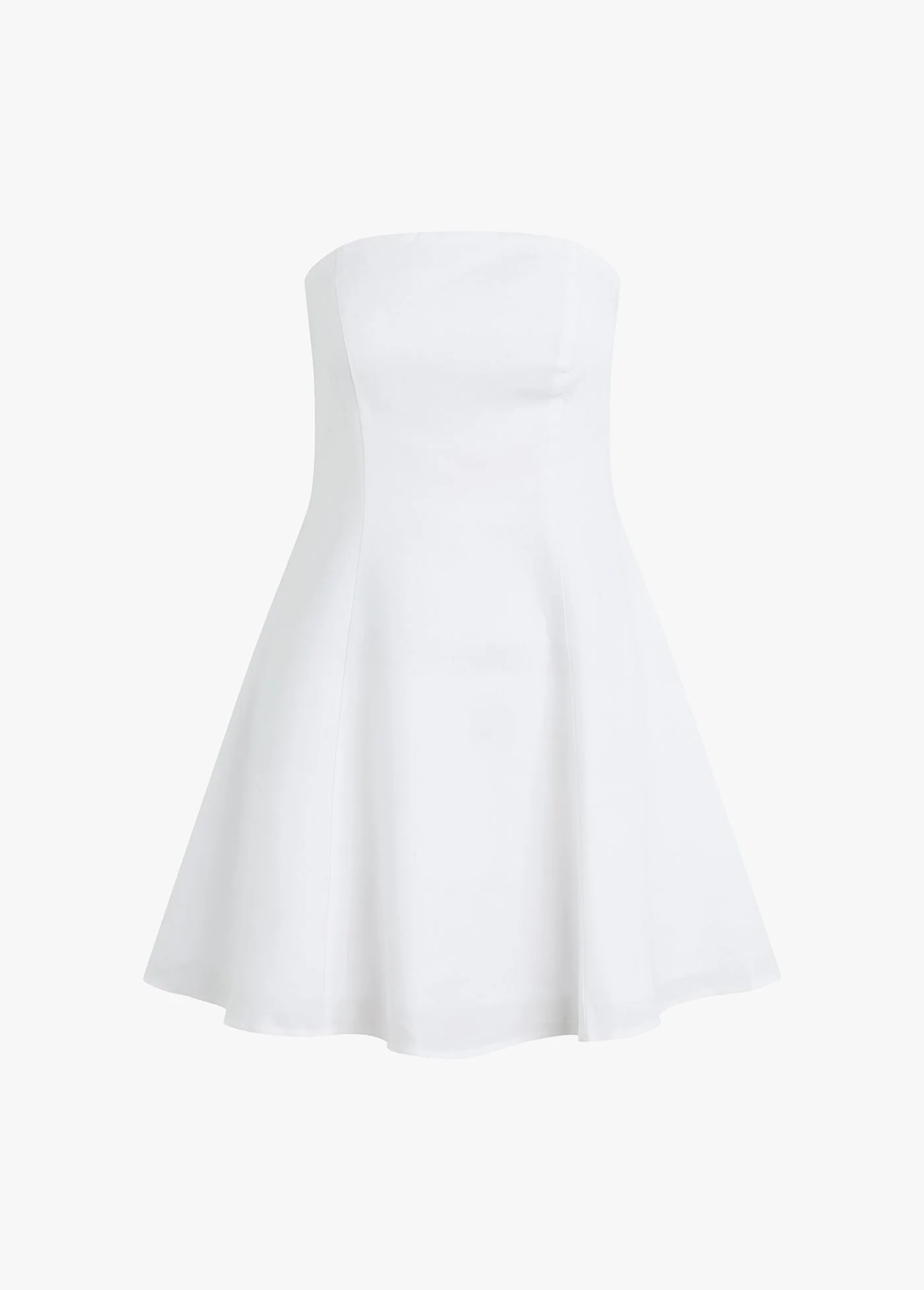 The Favorite Mini Linen Dress | Bright White - Image 6