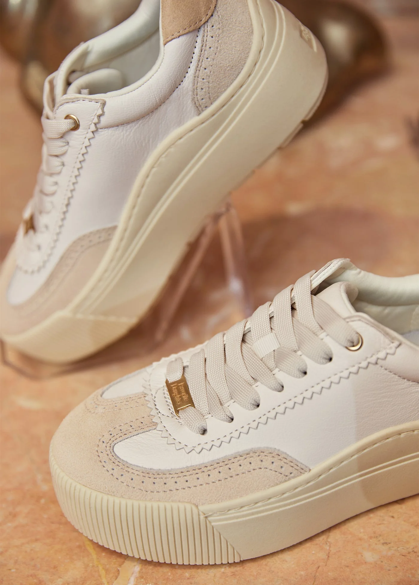 The FD01 Sneaker | Warm White Sand Leather - Image 3