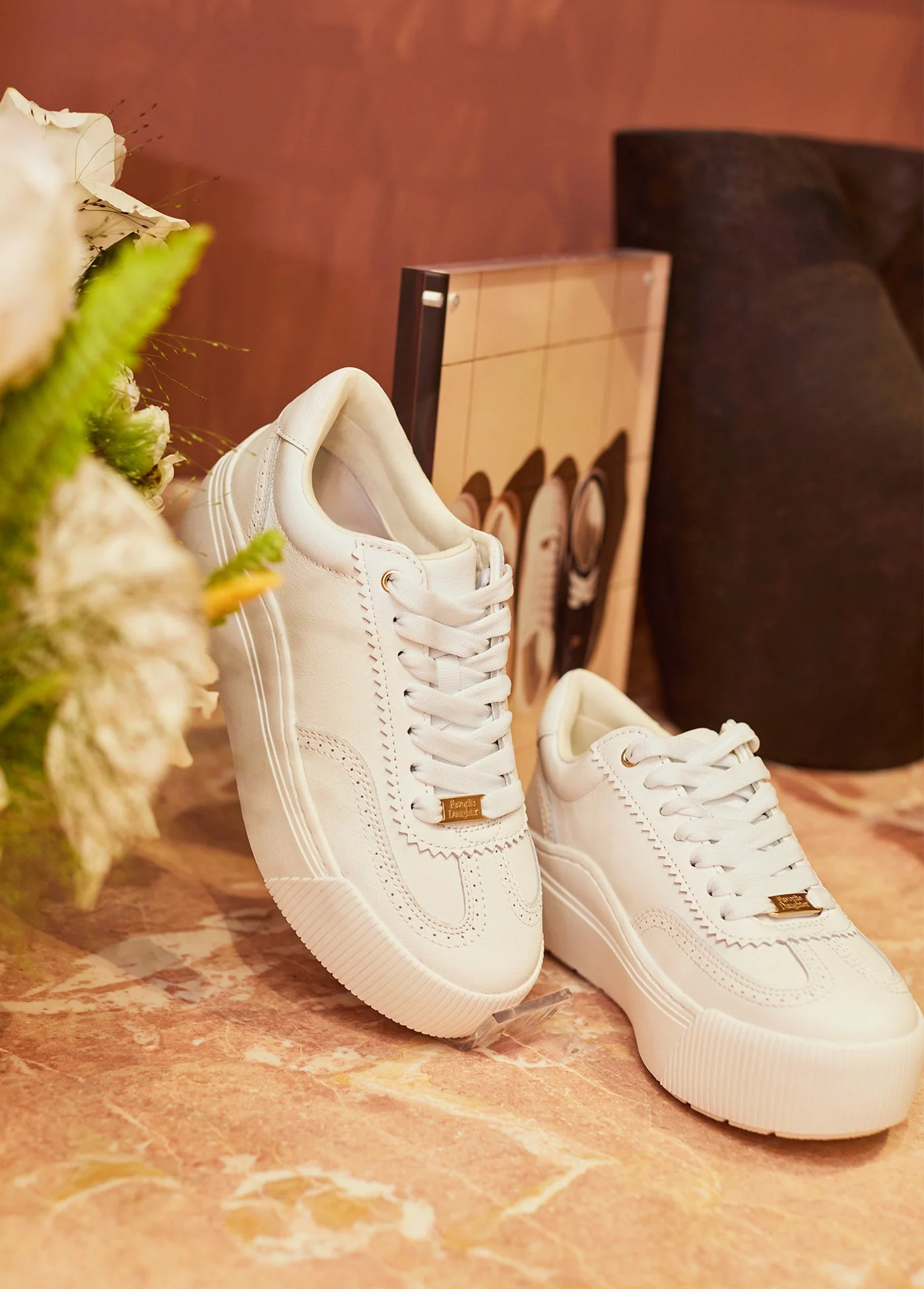 The FD01 Sneaker | White Leather - Image 3
