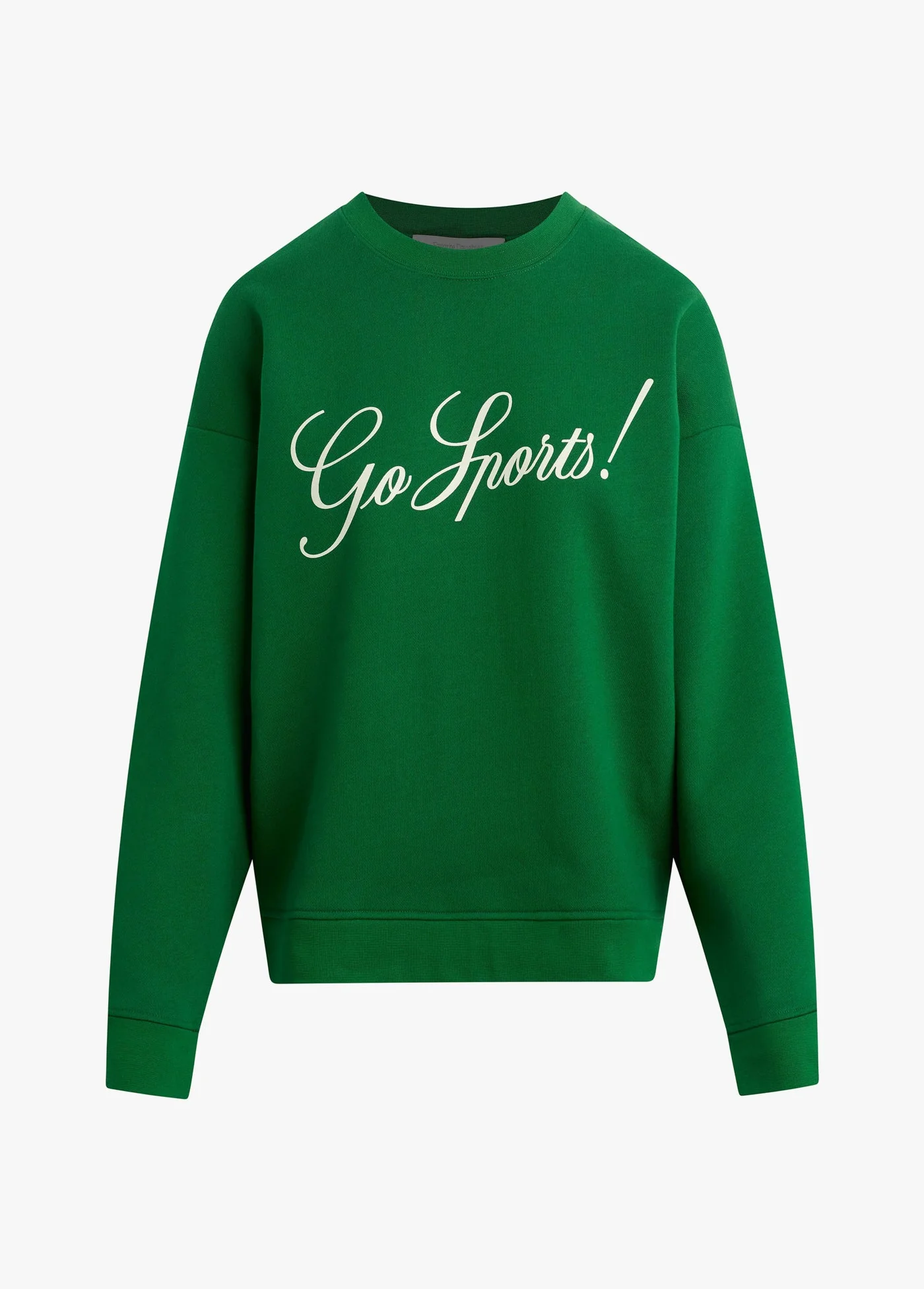 The Go Sports Script Sweatshirt | Green White - Image 5