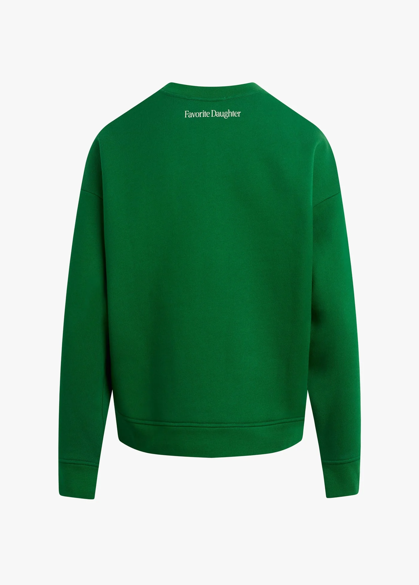 The Go Sports Script Sweatshirt | Green White - Image 6