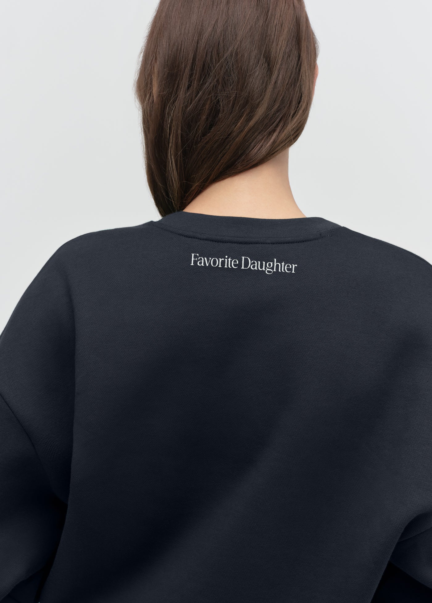 The Go Sports Script Sweatshirt | Navy White - Image 4