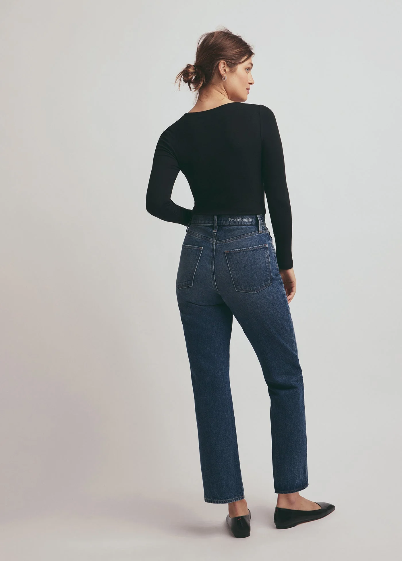 The Henley Ribbed Long Sleeve | Black - Image 5