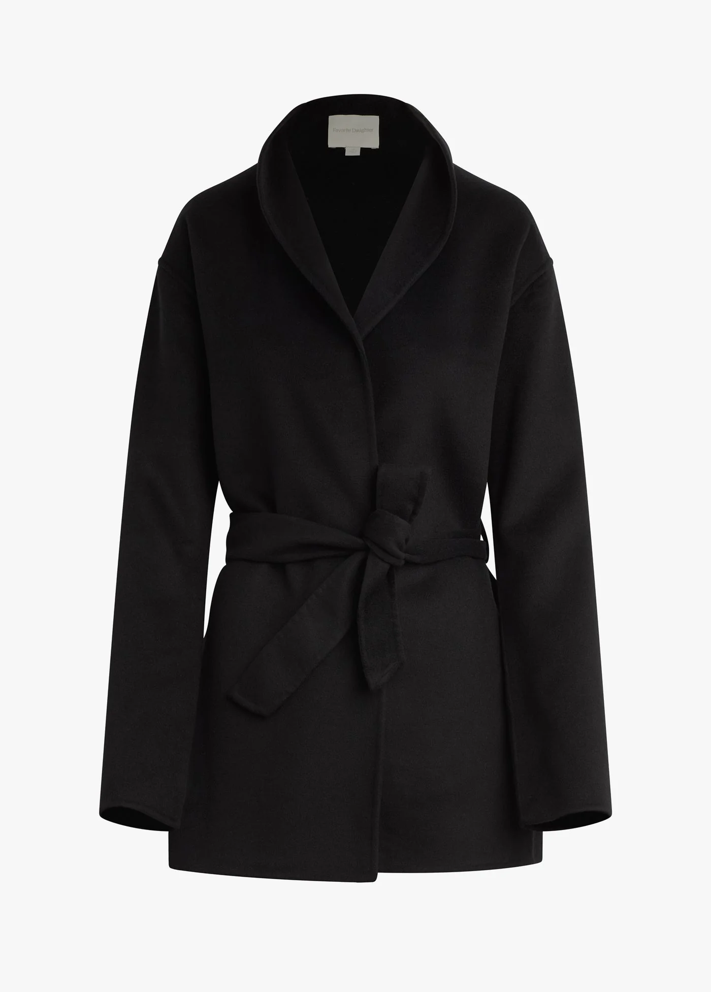 The Jasper Wrap Coat | Black - Image 6
